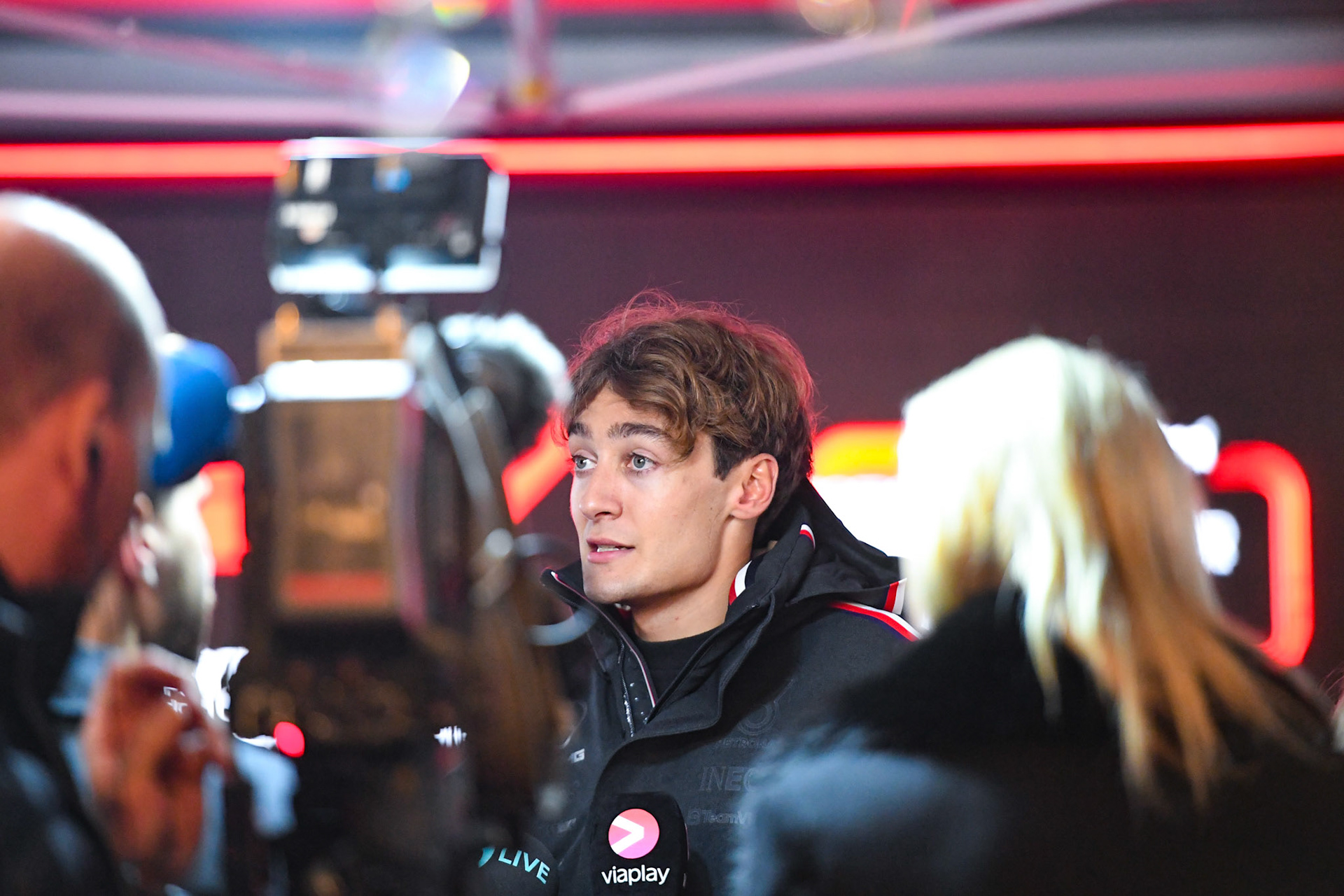 George Russell (GBR) Mercedes AMG F1 Team; Formel 1 GP USA Las Vegas. Sonntag 19.11.2023