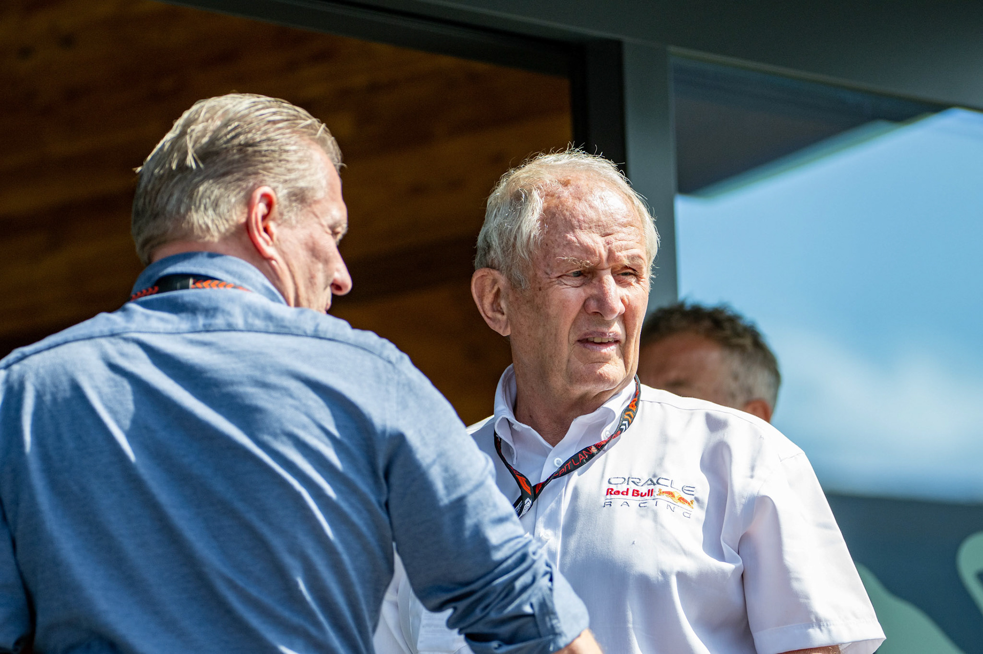 Dr Helmut Marko, Red Bull Motorsportkonsulent, Oracle Red Bull Racing und Jos Verstappen;Formel 1 GP Austria / Österreich. Samstag, 29.06.2024