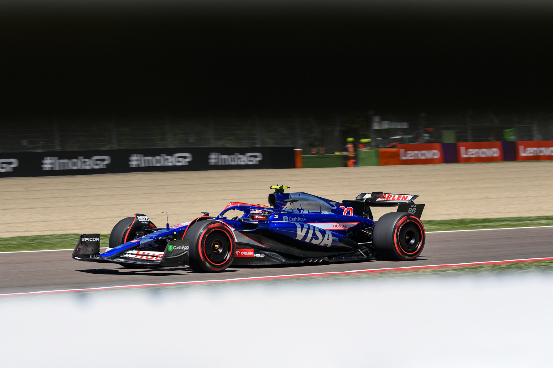 Yuki Tsunoda #22, Visa Cash App RB Formula One Team; F1 GP Imola / Italien Freitag, 17.05.2024