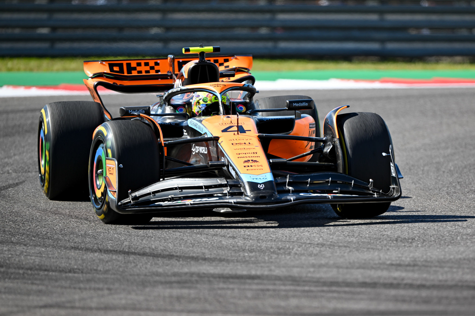 Lando Norris (GBR) McLaren F1 Team; Formel 1 GP USA Austin Texas. Sonntag 22.10.2023