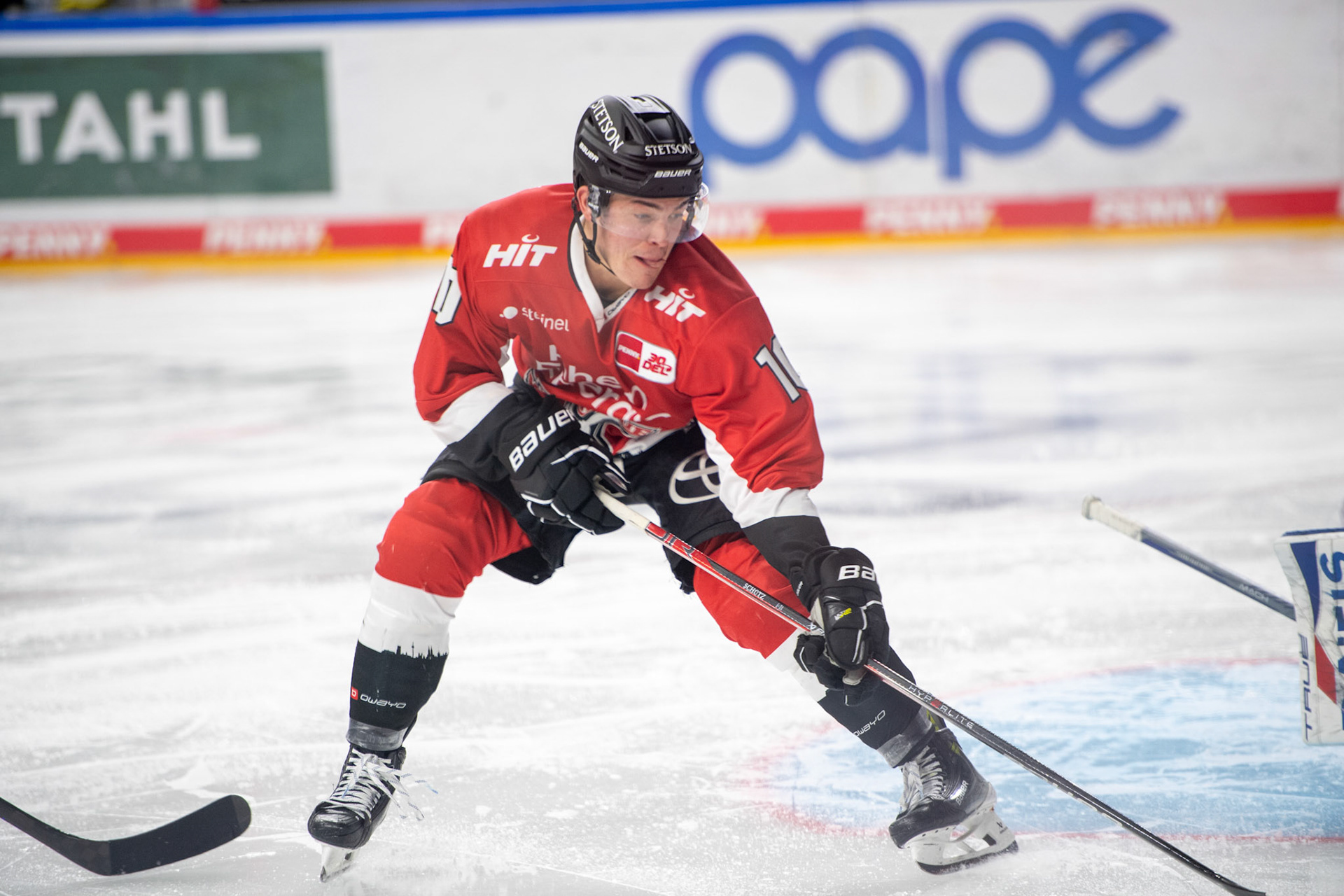 Justin Schuetz; DEL Kölner Haie - Adler Mannheim, 30.09.2023