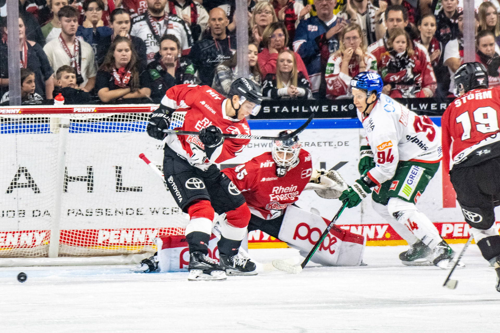 Anrei Hakulinen ; DEL Kölner Haie - Augsburger Panther, 03.10.2023