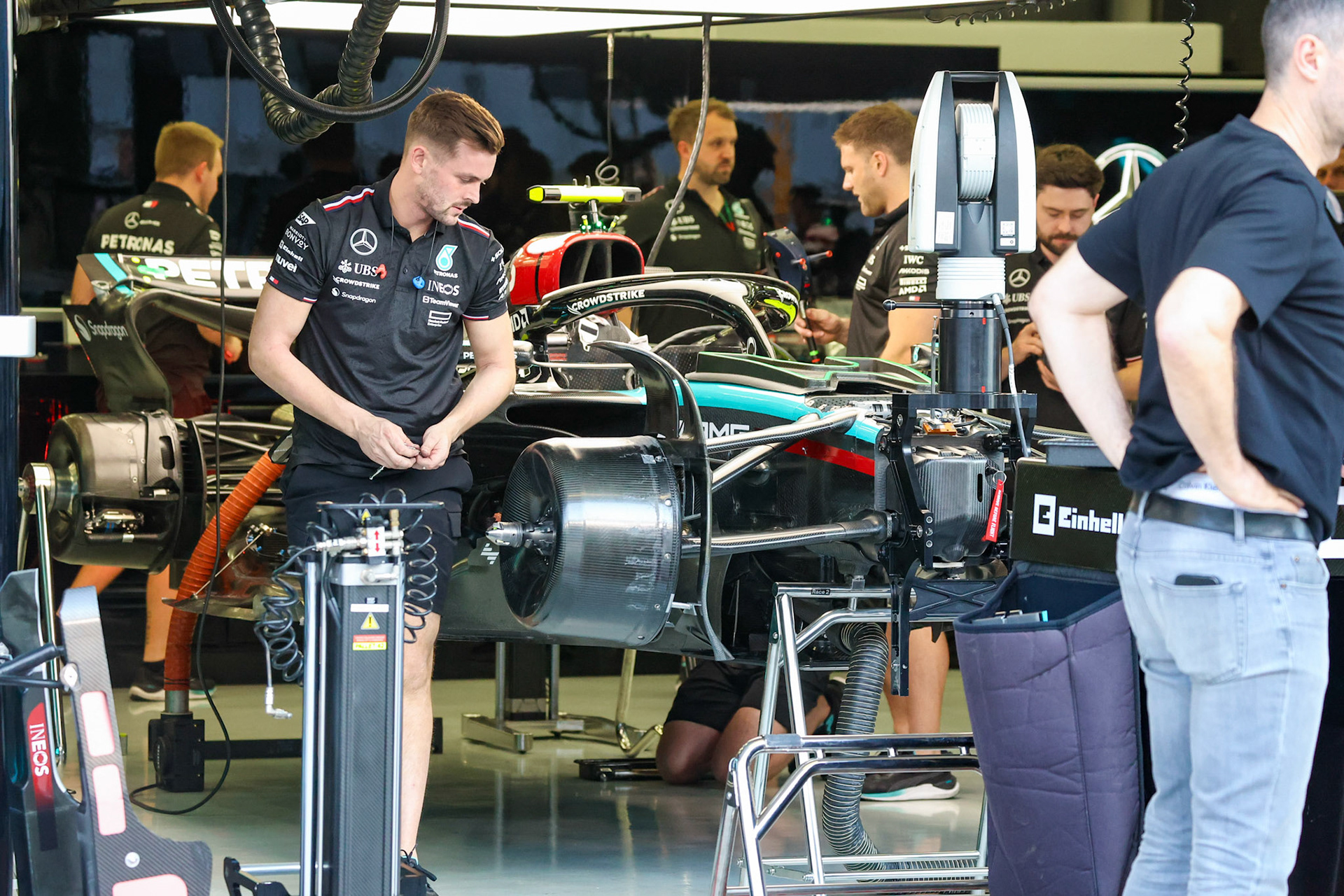 Mercedes-AMG Petronas F1 Team; Formel 1 GP Bahrain. Mittwoch 28.02.2024