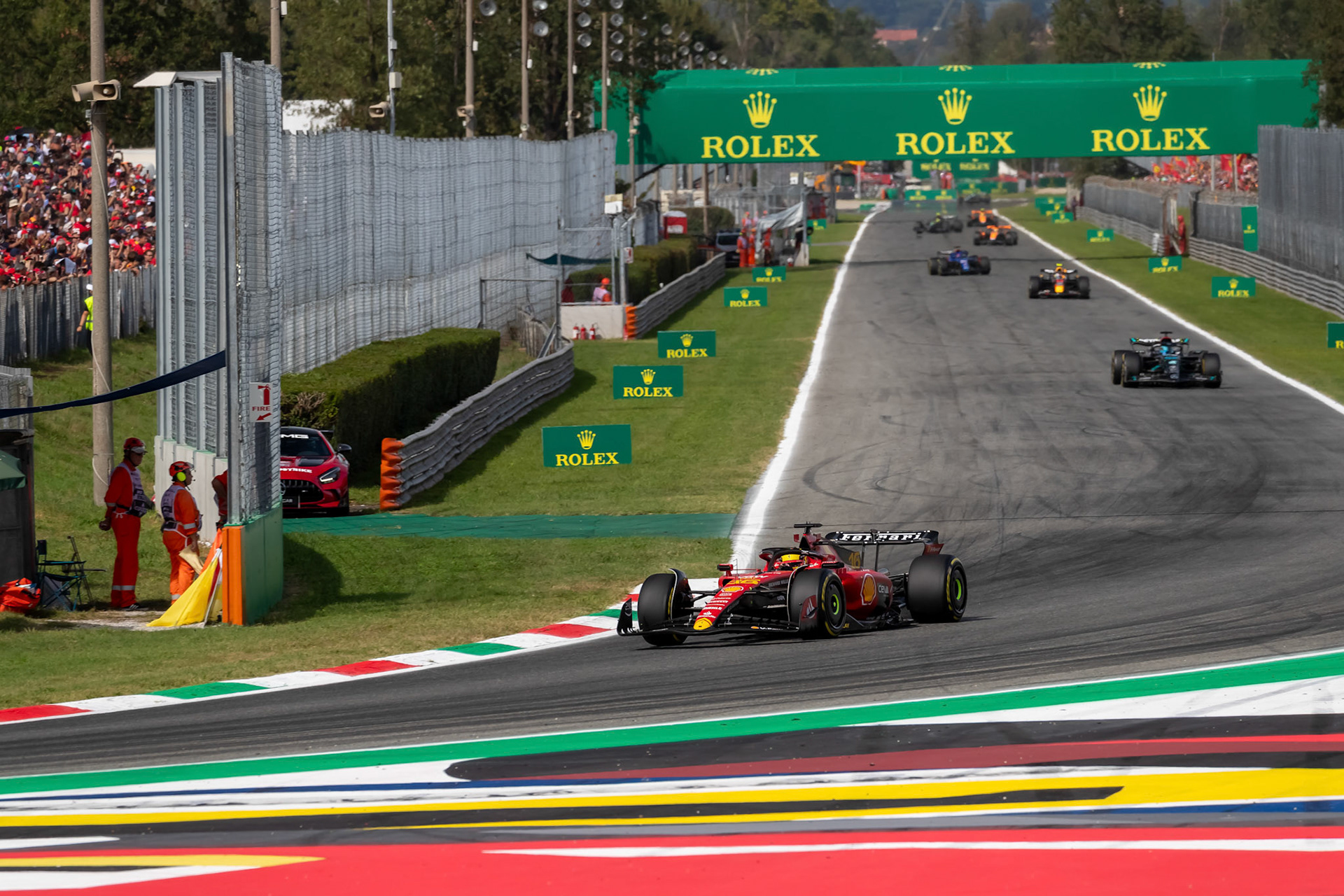 Charles Leclerc (MCO) Scuderia Ferrari;Formel 1 GP Italien / Monza. Sonntag, 03.09.2023