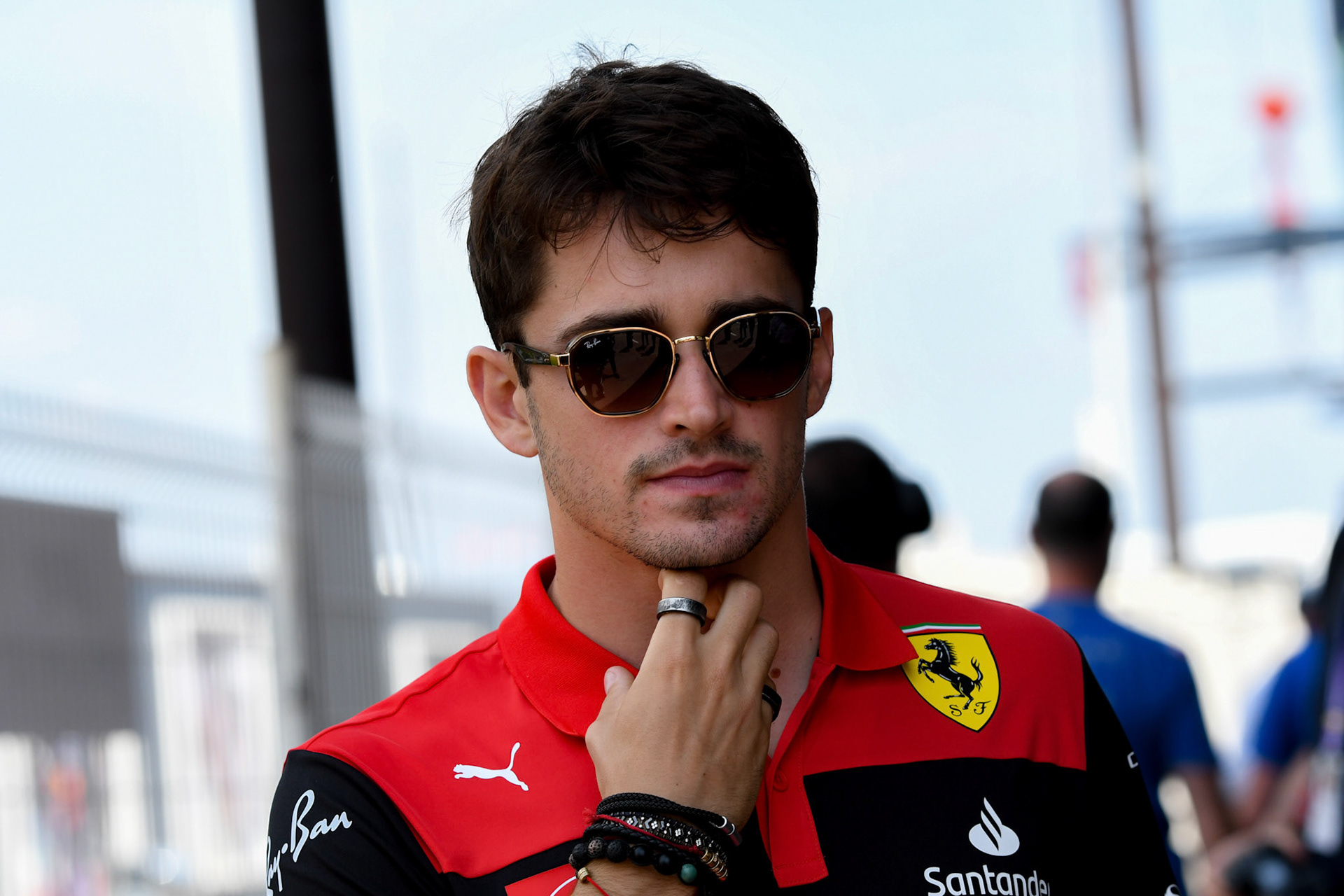 Charles Leclerc (MCO) Scuderia Ferrari; Formel 1 Monaco am 26.05.2022