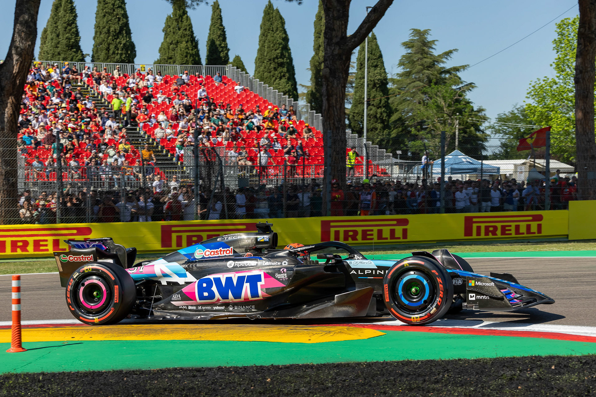 Esteban Ocon #31, BWT Alpine F1 Team; F1 GP Imola / Italien Samstag, 18.05.2024