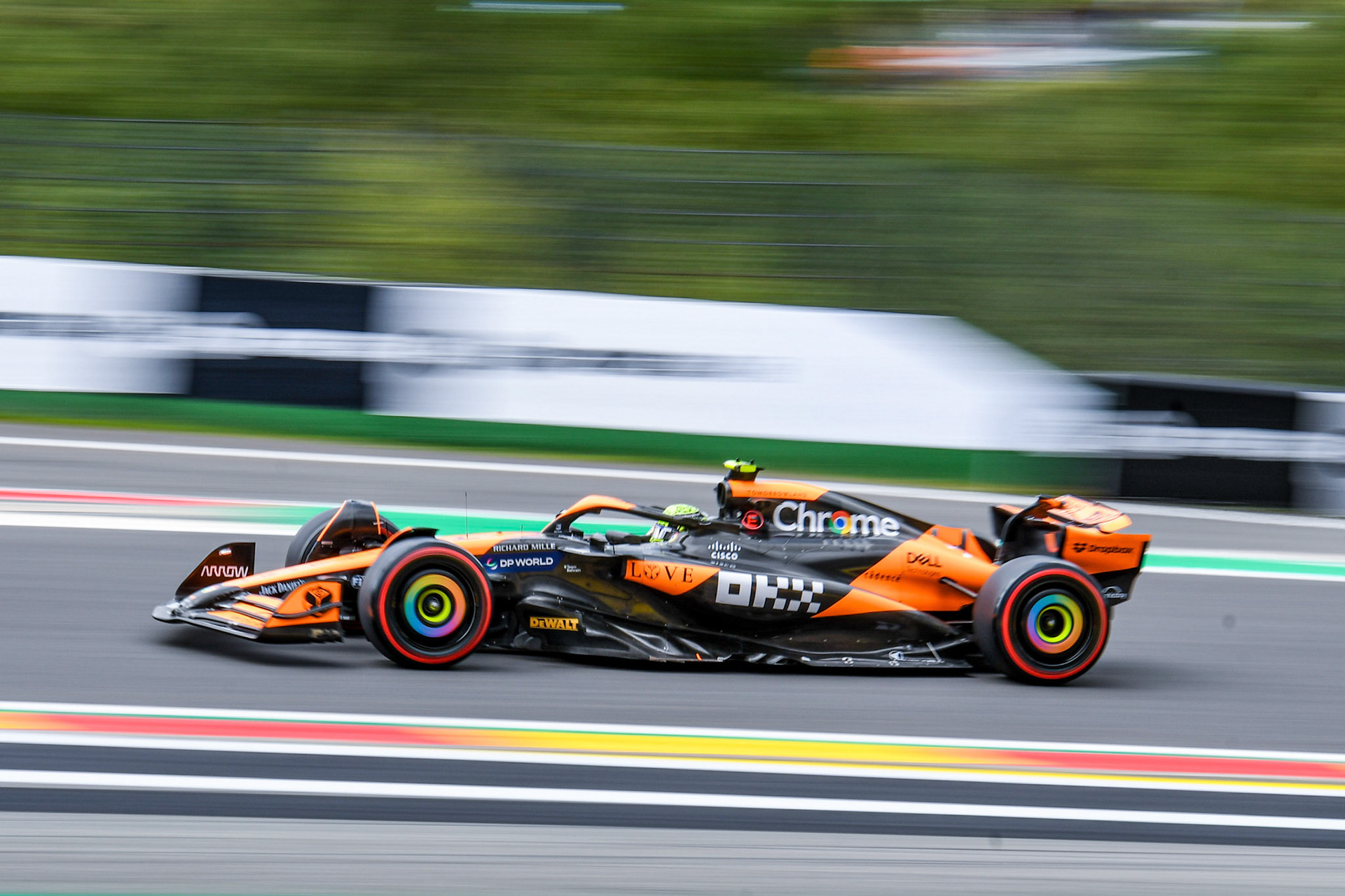 Lando Norris #4, McLaren Formula 1 Team;Formel 1 GP Spa / Belgien. Freitag, 26.07.2024