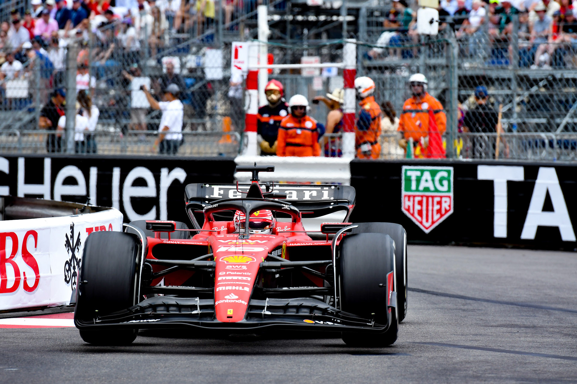 Charles Leclerc (MCO) Scuderia Ferrari; Formel 1 GP Monaco. Sonntag 28.05.2023