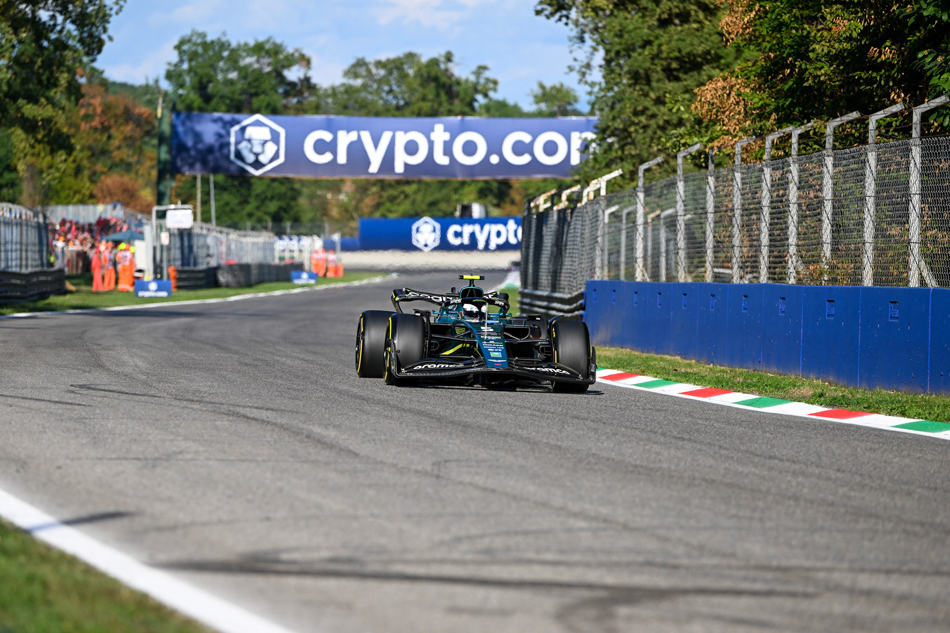 Sebastian Vettel (Ger) Aston Martin Cognizant Formula One Team; Formel 1 GP Italien Monza, Freitag, 09.09.2022
