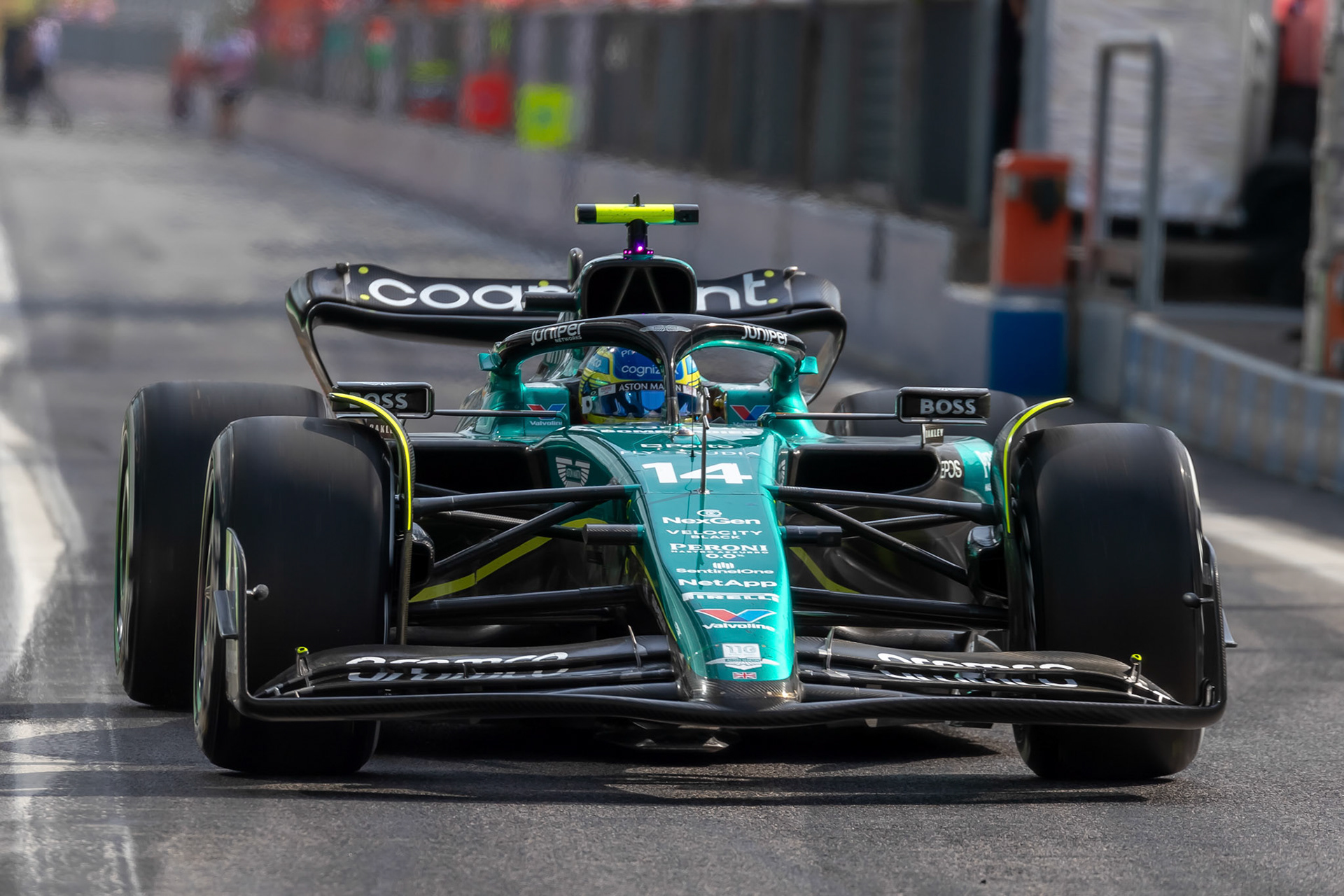 Fernando Alonso (ESP) Aston Martin Formula One Team; Formel 1 GP Italien / Monza. Sonntag, 03.09.2023