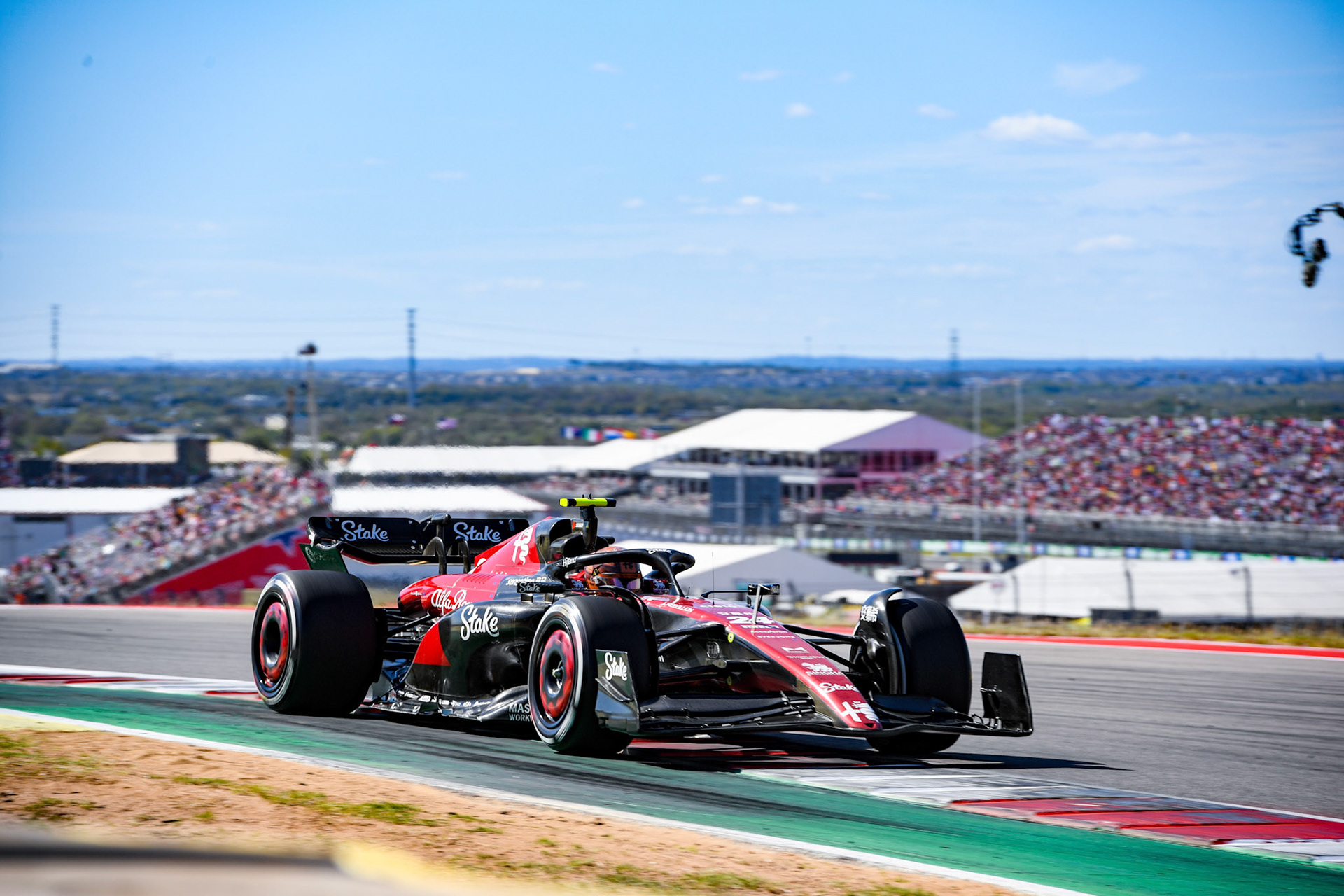 Guanyu Zhou (CHN) Alfa Romeo F1 Team;Formel 1 GP USA Austin Texas. Sonntag 22.10.2023