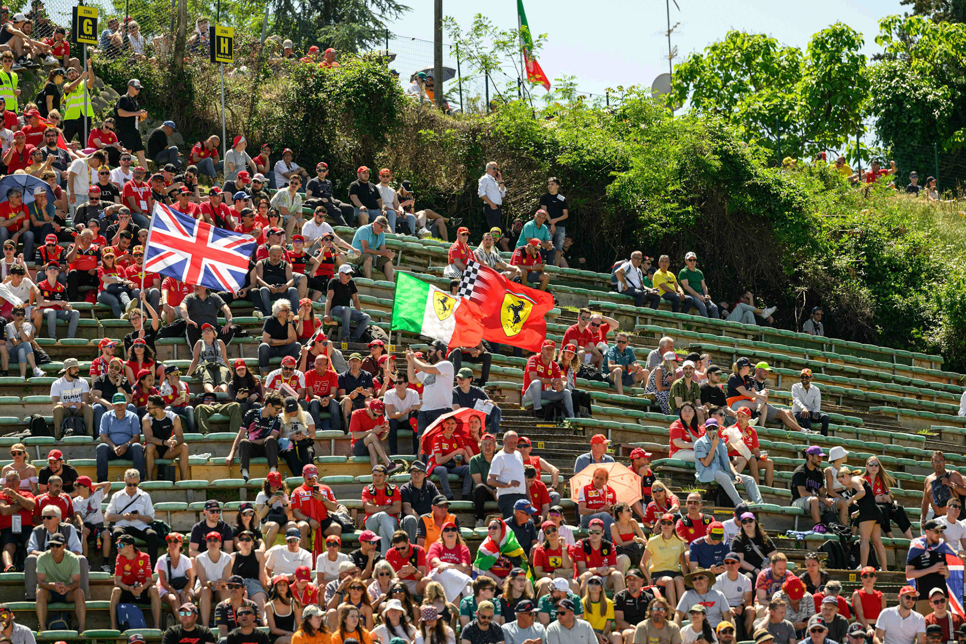 Tifosi; F1 GP Imola / Italien Samstag, 18.05.2024