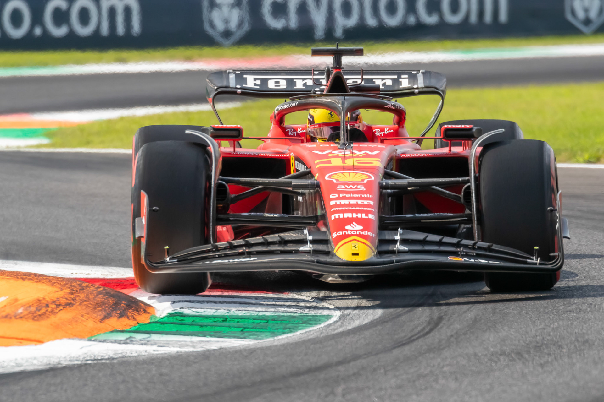 Charles Leclerc (MCO) Scuderia Ferrari;Formel 1 GP Italien / Monza. Samstag, 02.09.2023