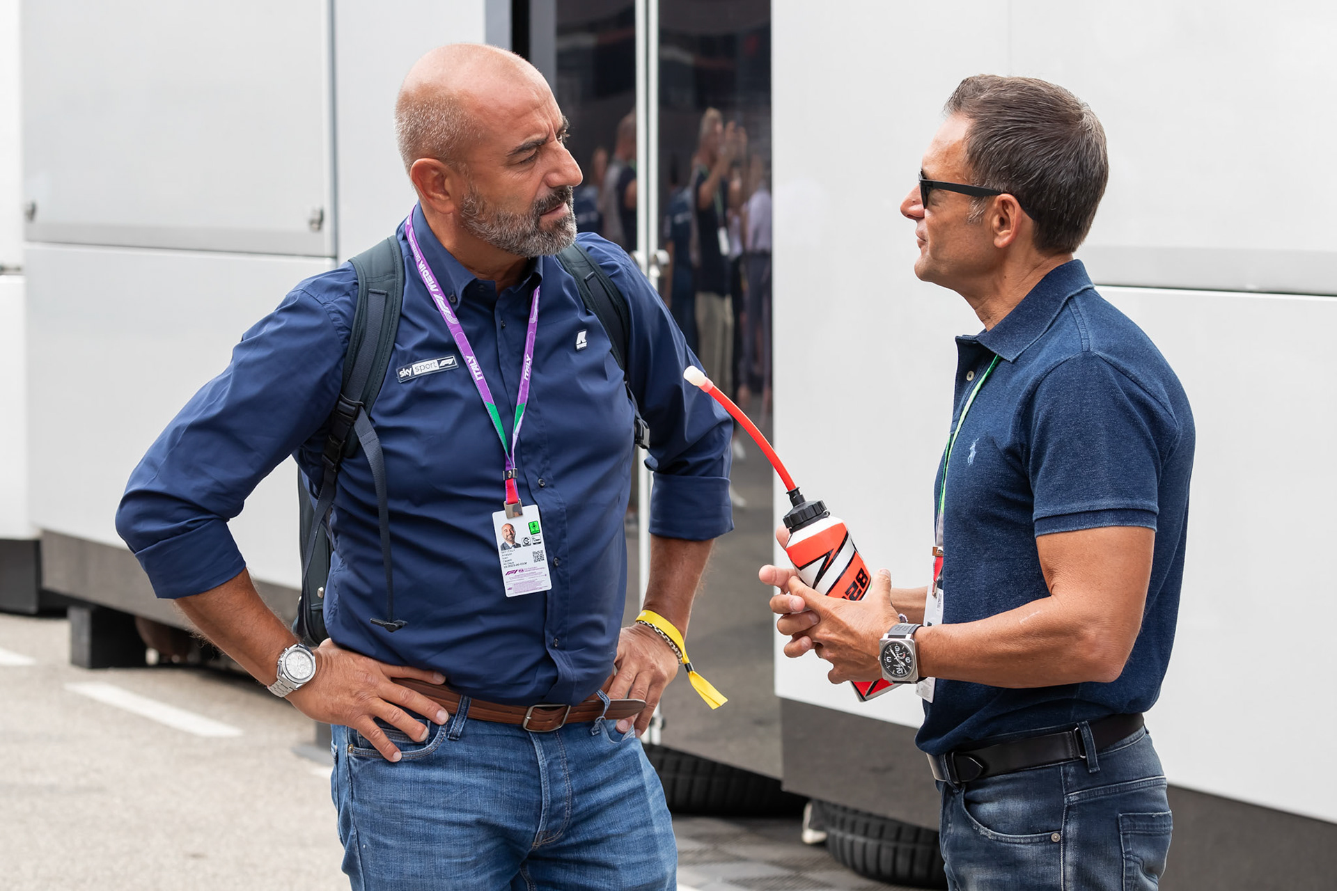 Ivan Capelli und Gianni Morbidelli; Formel 1 GP Italien / Monza. Samstag, 02.09.2023