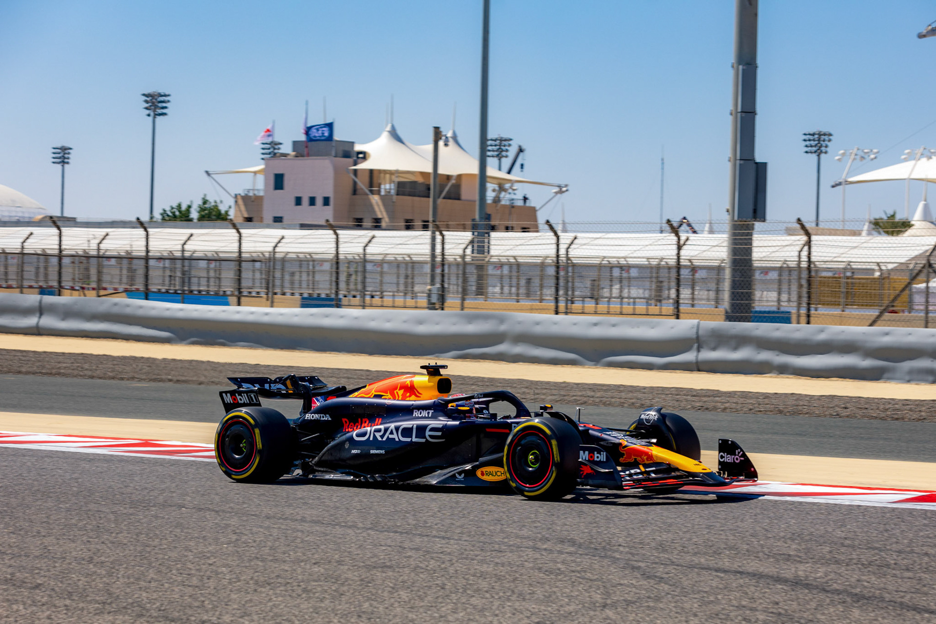 Max Verstappen #1, Oracle Red Bull Racing; Formel 1 Pre-Season Tests Bahrain. Mittwoch, 21.02.2024