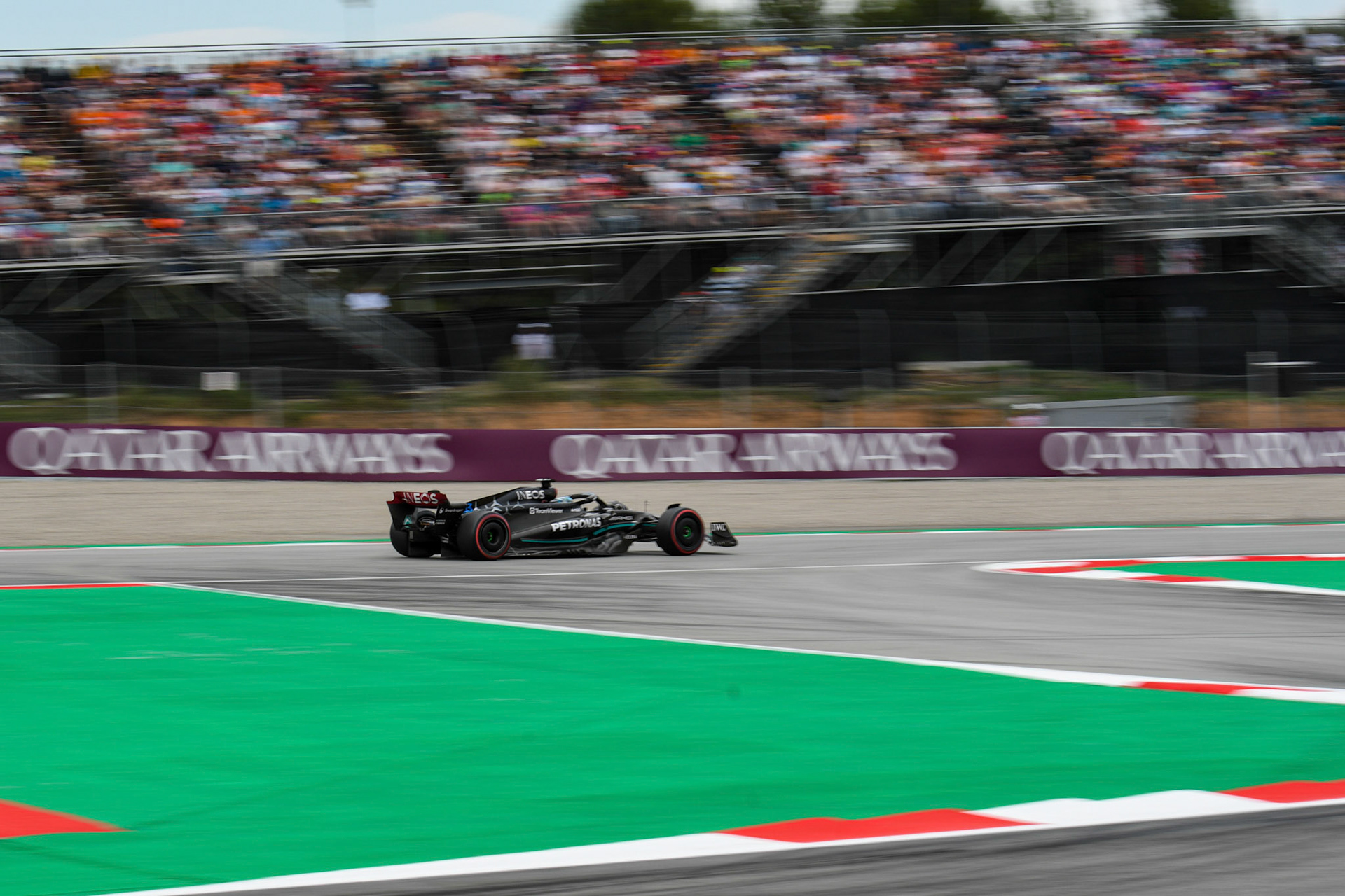 George Russell (GBR) Mercedes AMG F1 Team; Formel 1 GP Barcelona. Samstag 03.06.2023