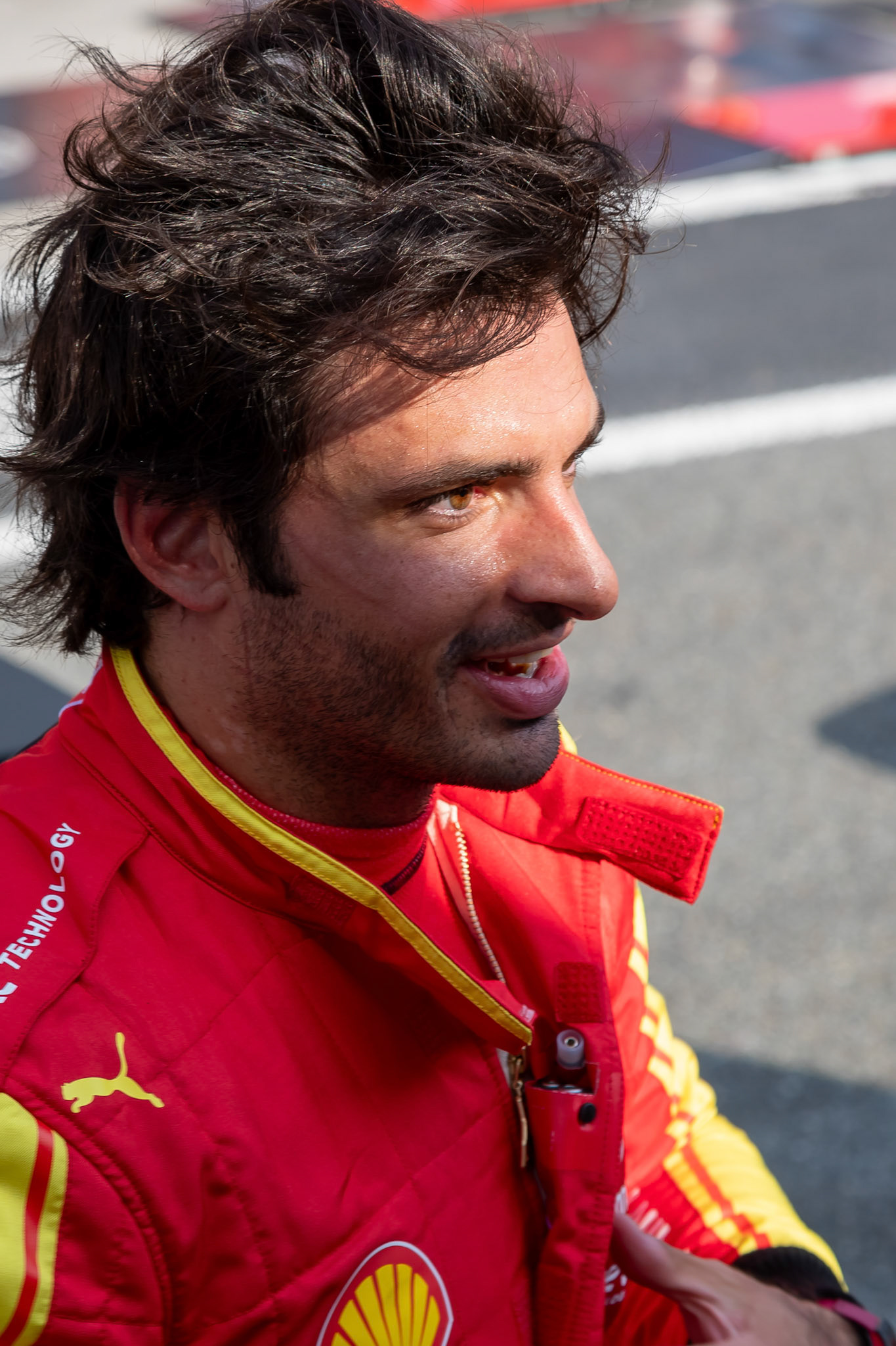 Carlos Sainz (ESP) Scuderia Ferrari; Formel 1 GP Italien / Monza. Samstag, 02.09.2023