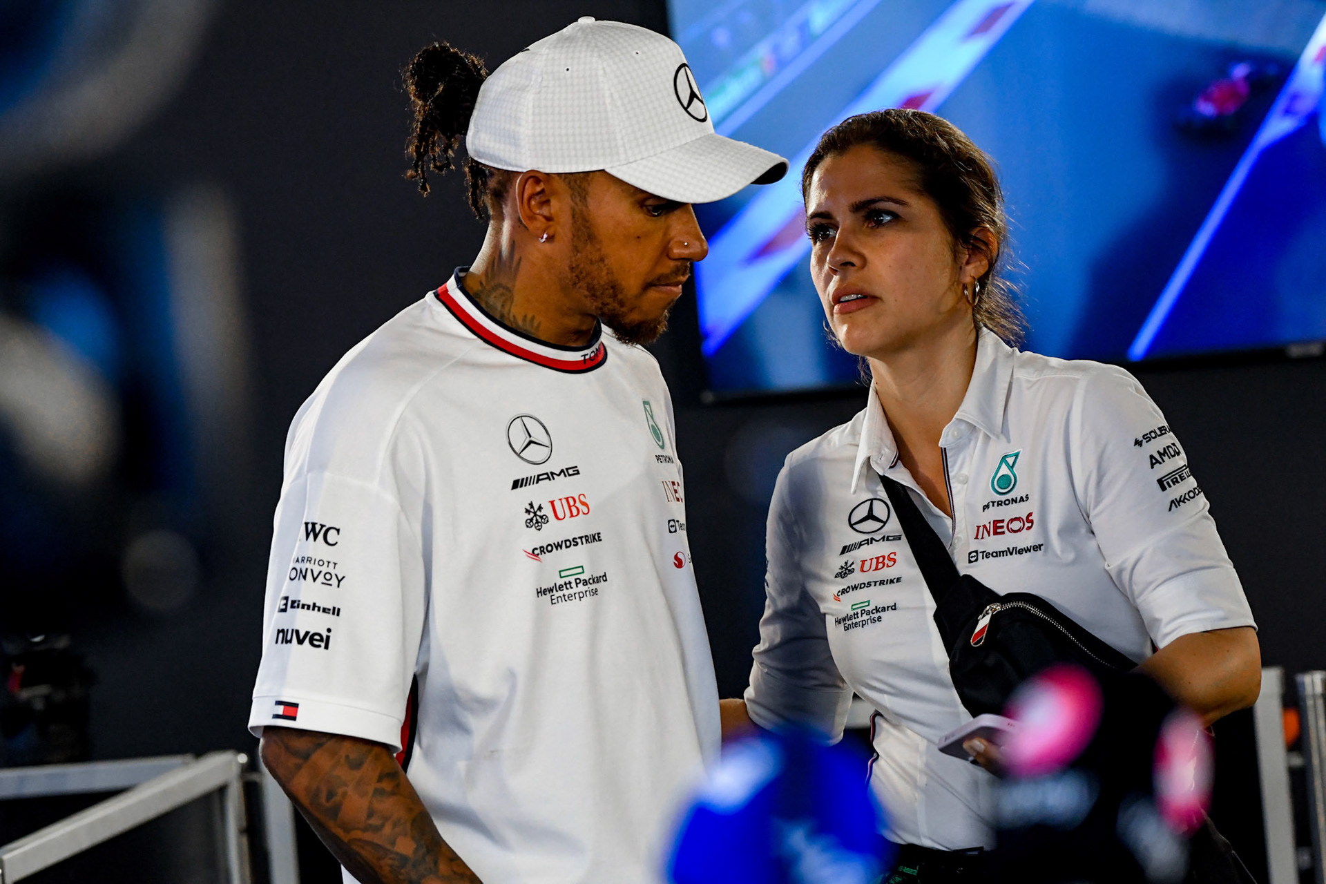Lewis Hamilton (GBR) Mercedes AMG F1 Team; Formel 1 GP Baku Azerbaijan. Samstag 29.04.2023