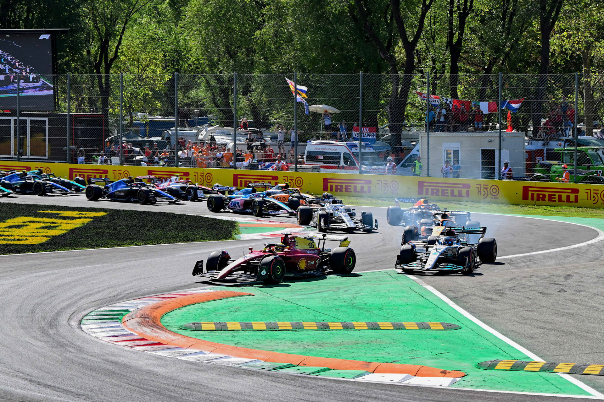 Charles Leclerc (MCO) Scuderia Ferrari; Formel 1 GP Italien Monza, Sonntag, 11.09.2022