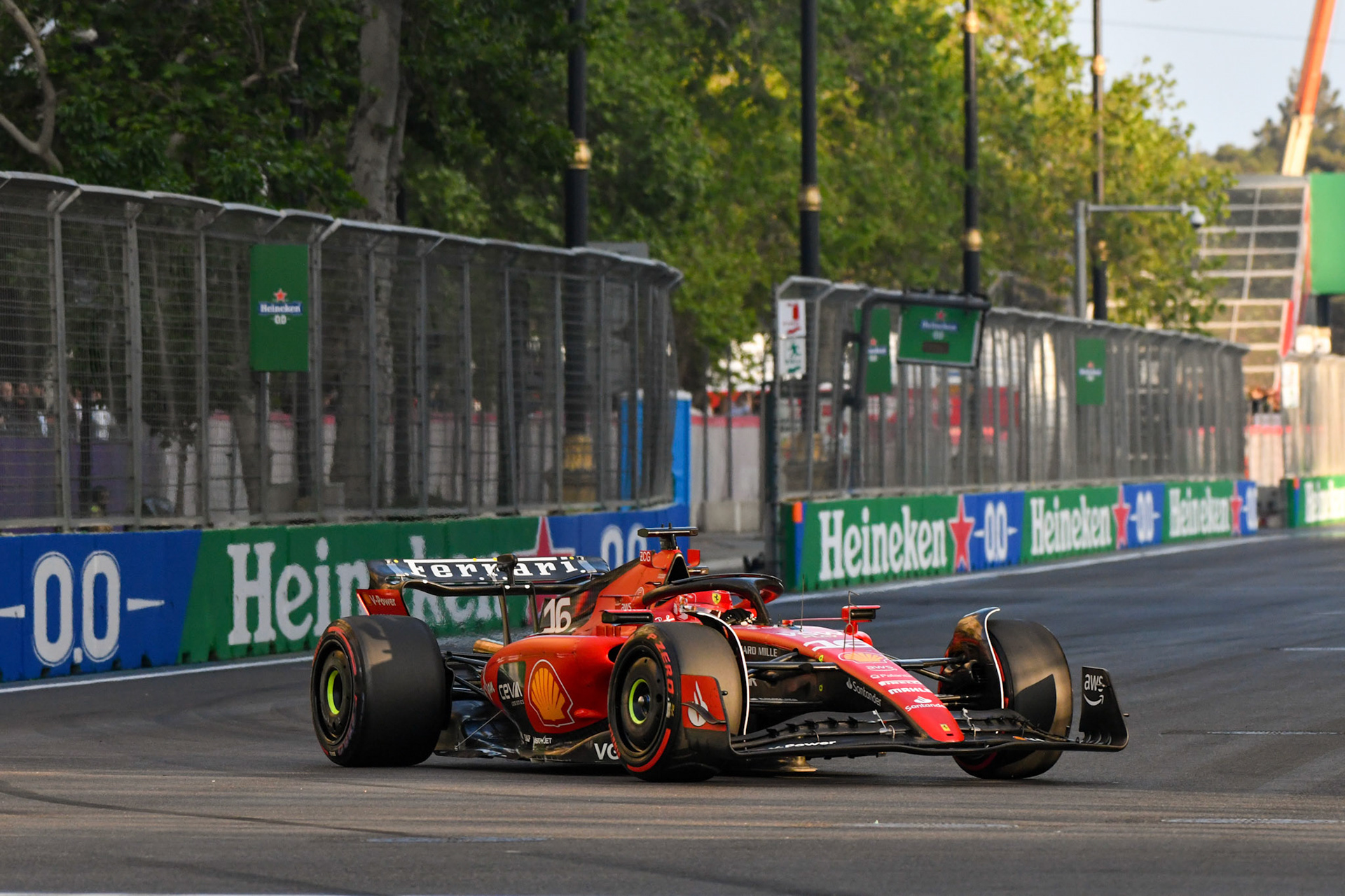 Charles Leclerc (MCO) Scuderia Ferrari; Formel 1 GP Baku Azerbaijan. Freitag 28.04.2023