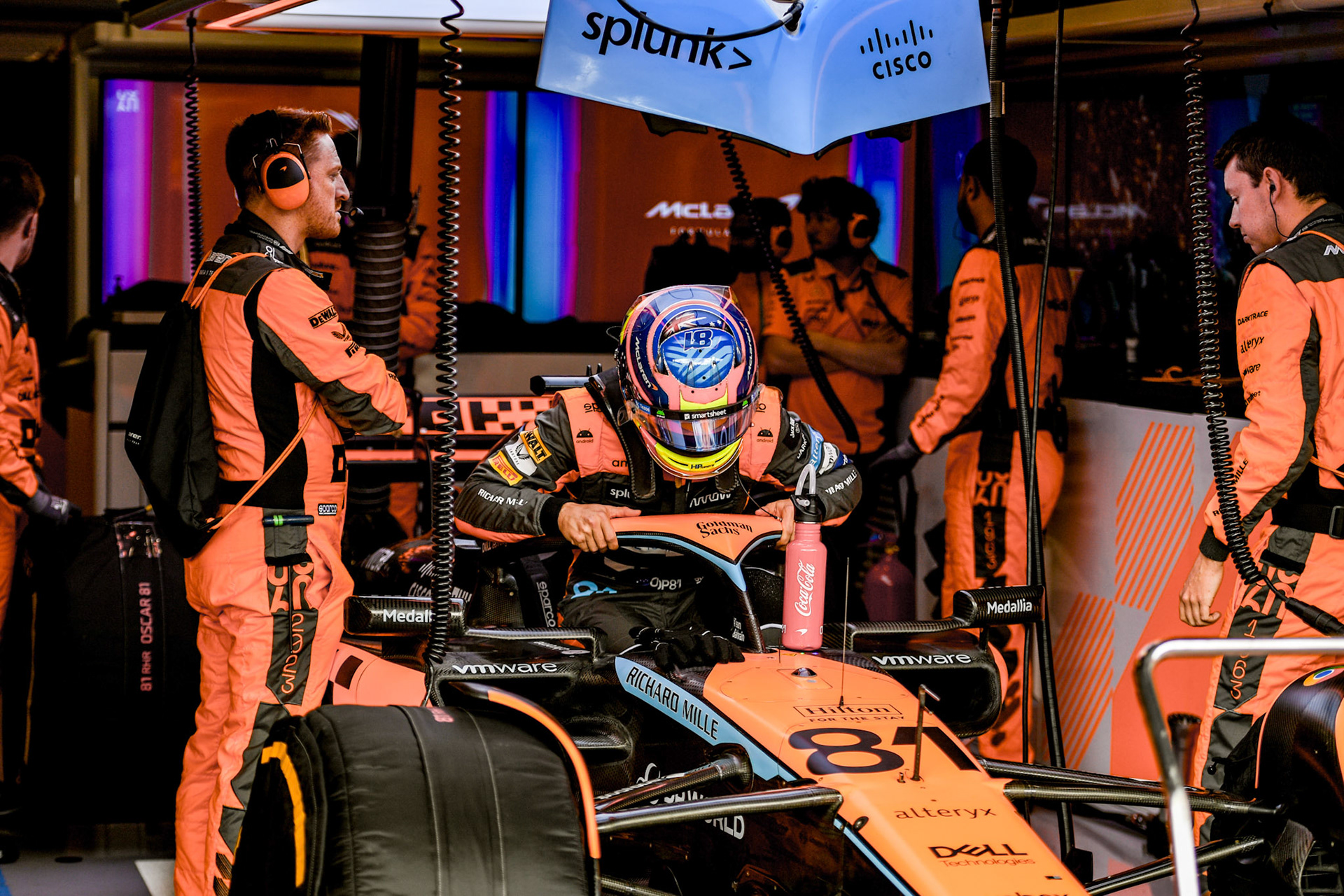 Oscar Piastri (AUS) McLaren F1; Formel 1 GP Spa Francorchamps/ Belgien. Samstag, 29.07.2023