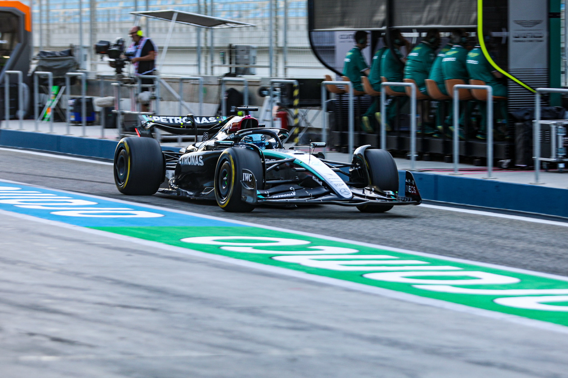 George Russell #63, Mercedes-AMG Petronas F1 Team; Formel 1 Pre-Season Tests Bahrain. Mittwoch, 21.02.2024