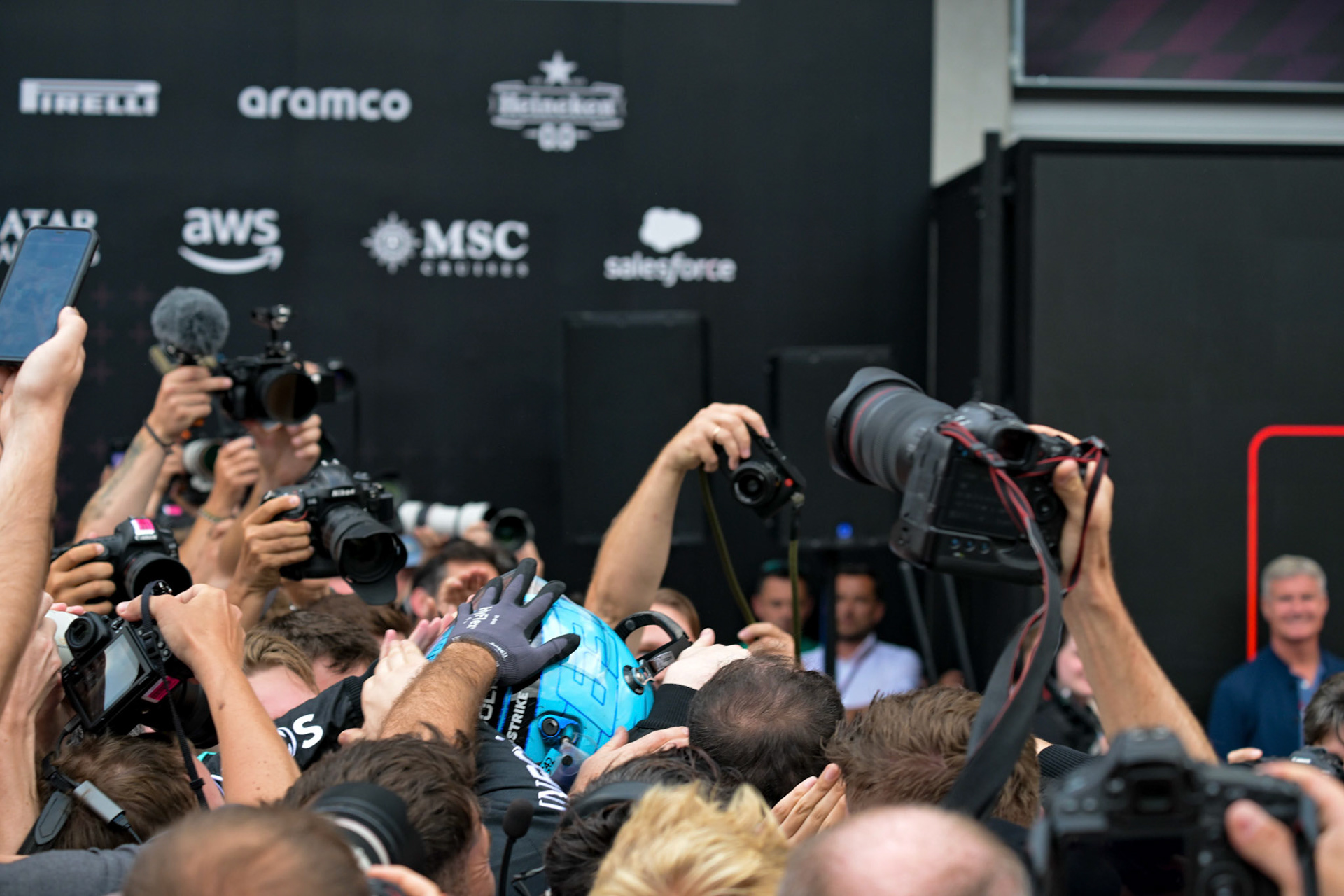George Russell #63, Mercedes-AMG Petronas F1 Team;Formel 1 GP Austria / Österreich. Sonntag, 30.06.2024