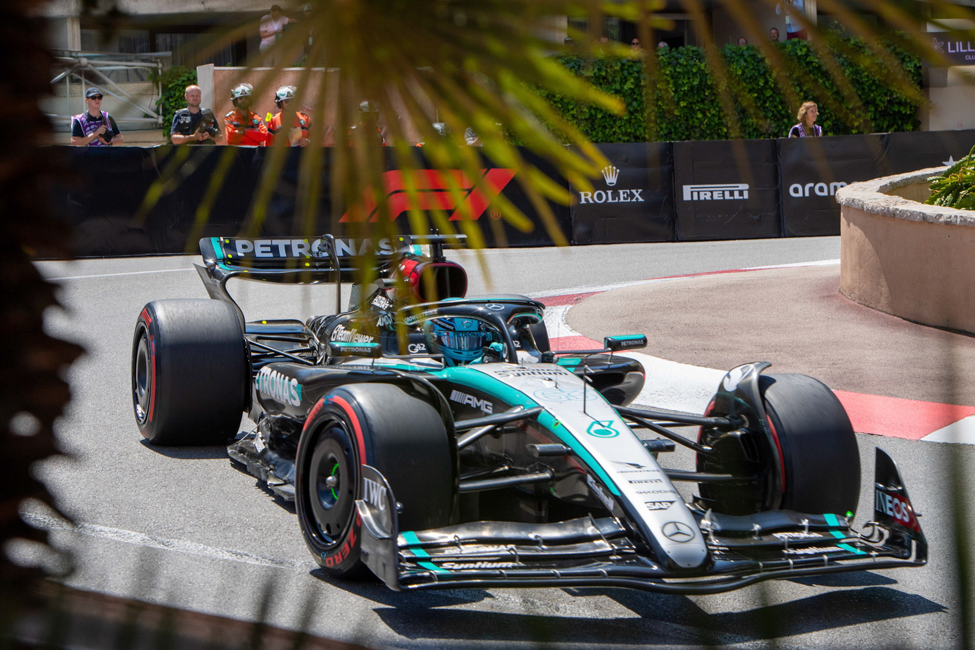 George Russell #63, Mercedes-AMG Petronas F1 Team; Formel1 GP Monaco Samstag, 25.05.2024