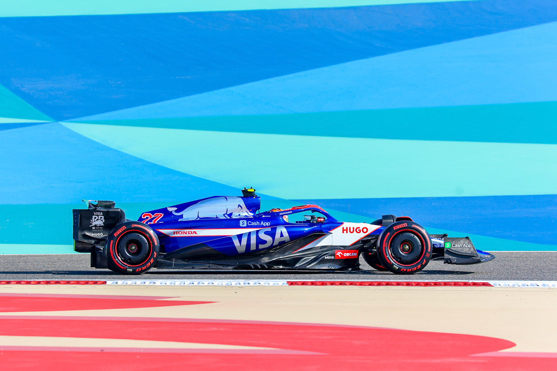 Yuki Tsunoda #22, Visa Cash App RB Formula One Team; Formel 1 GP Bahrain. Donnerstag 29.02.2024