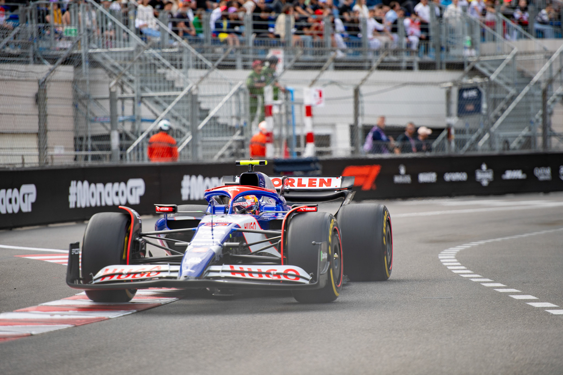 Yuki Tsunoda #22, Visa Cash App RB Formula One Team; Formel1 GP Monaco Freitag, 24.05.2024