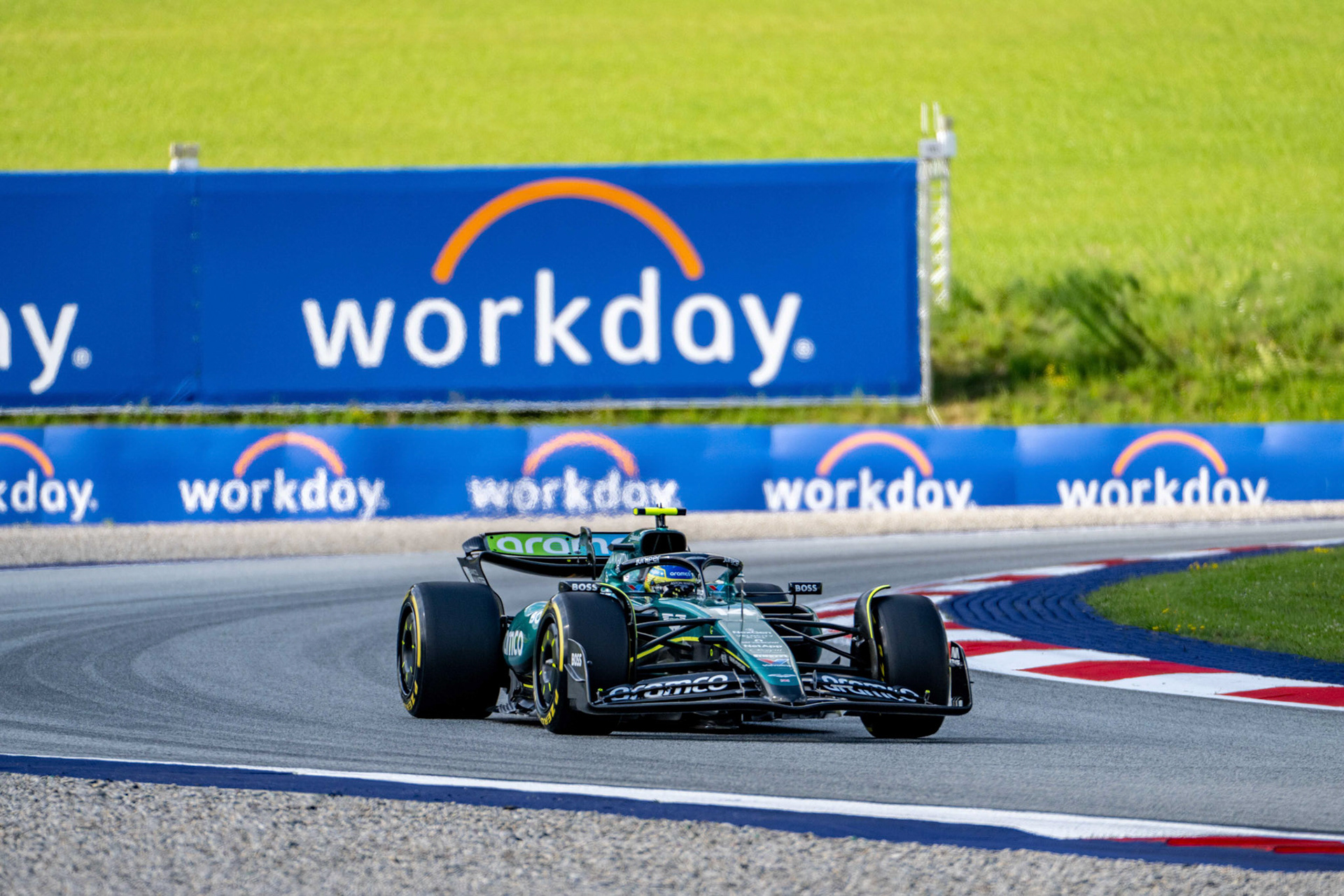 Fernando Alonso #14, Aston Martin Aramco F1 Team;Formel 1 GP Austria / Österreich. Freitag, 28.06.2024
