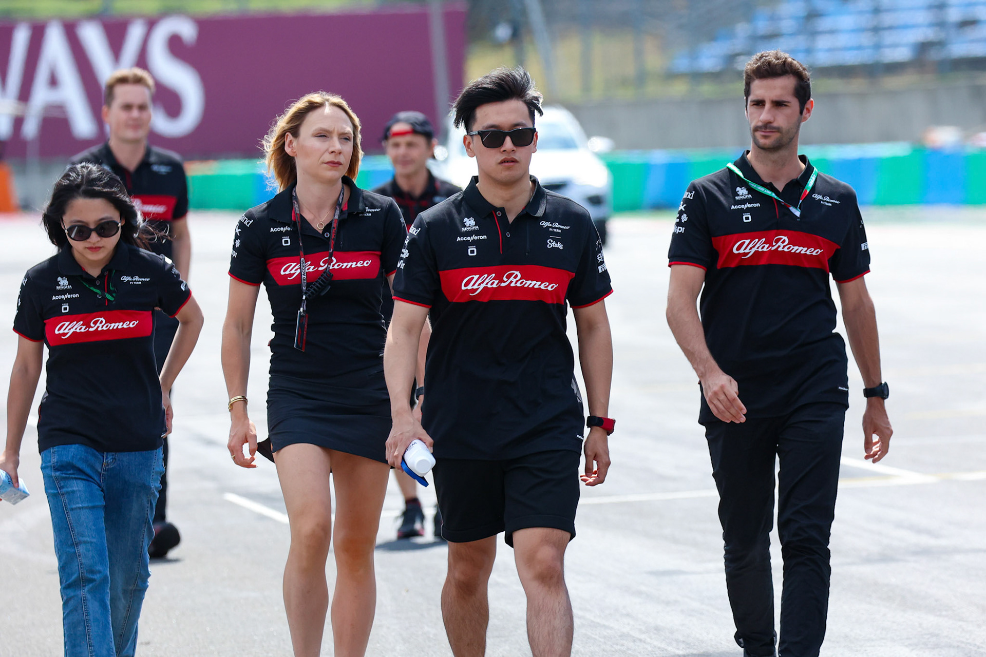 Guanyu Zhou (CHN) Alfa Romeo F1 Team Trackwalk;Formel 1 GP Budapest / Ungarn. Donnerstag, 20.07.2023