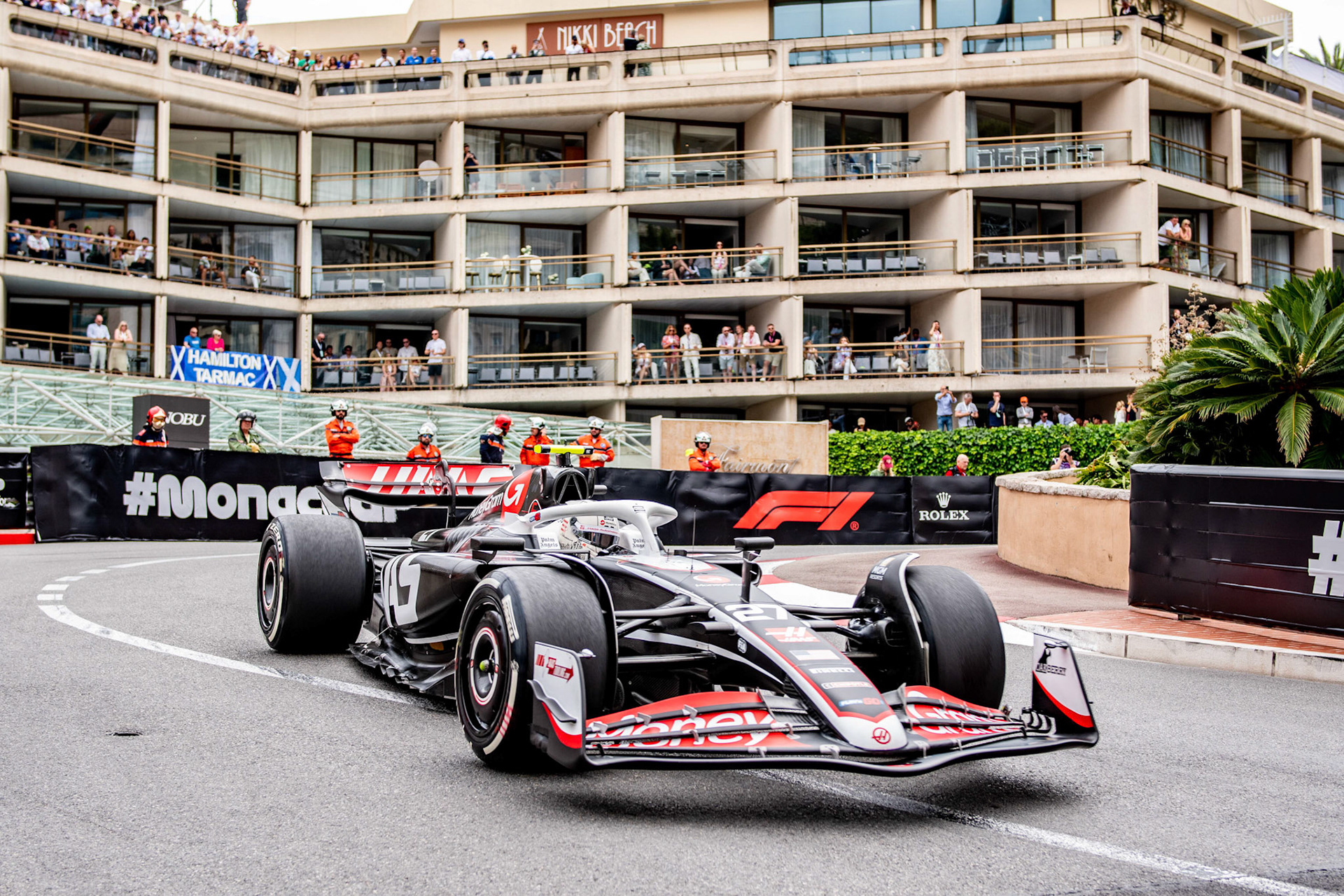 Nico Hülkenberg #27, MoneyGram Haas F1 Team; Formel1 GP Monaco Freitag, 24.05.2024