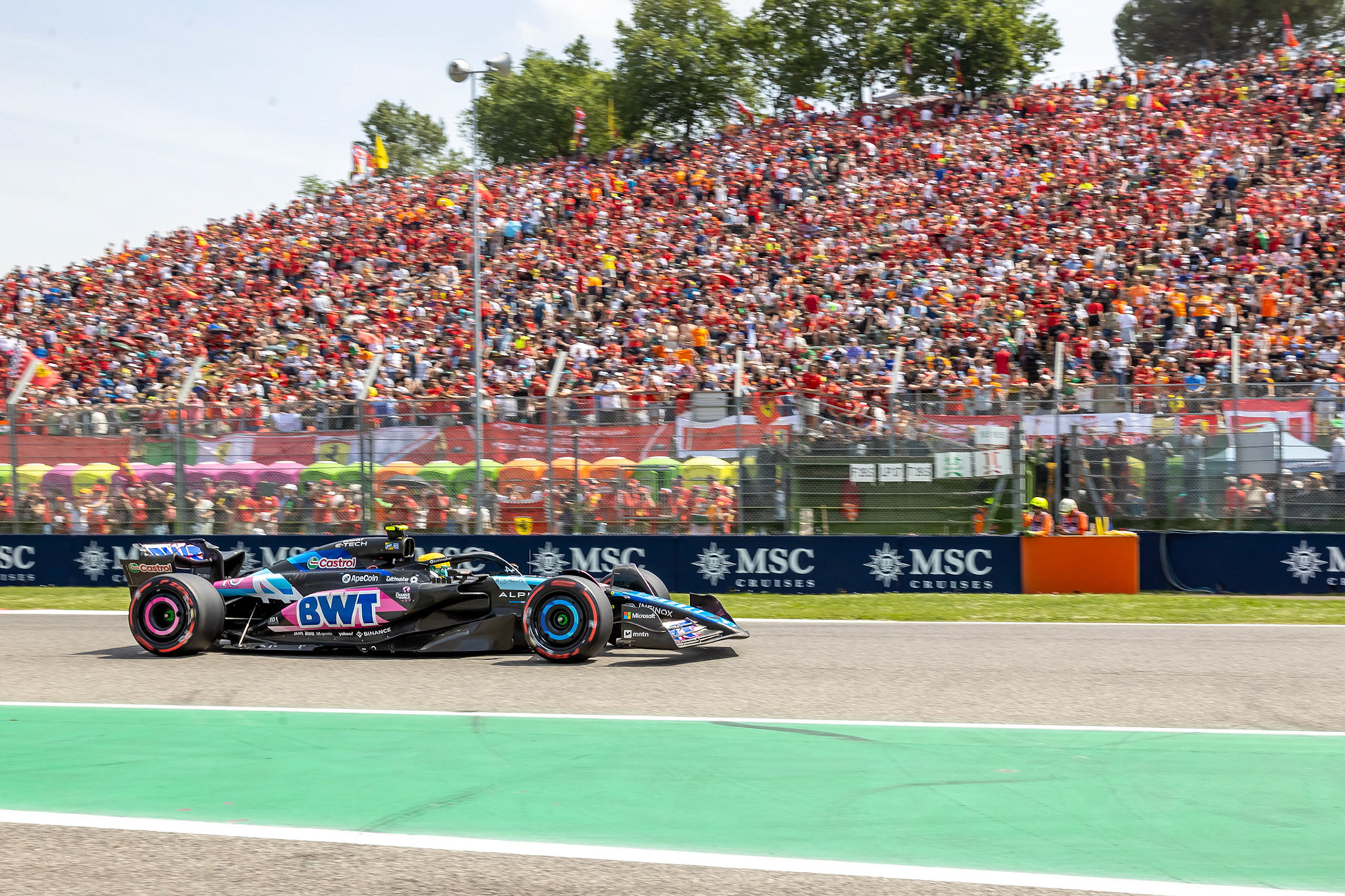 Pierre Gasly #10, BWT Alpine F1 Team; F1 GP Imola / Italien Sonntag, 19.05.2024
