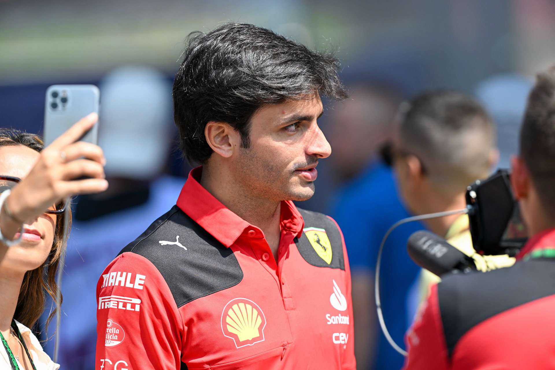Carlos Sainz (ESP) Scuderia Ferrari; Formel 1 GP Austria / Österreich. Freitag, 30.06.2023