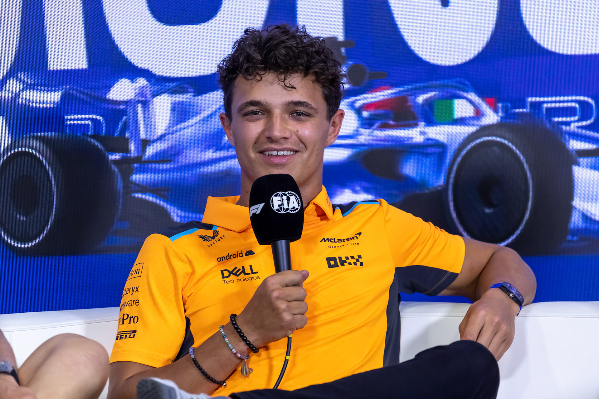 Lando Norris (GBR) McLaren F1 Team; Formel 1 GP Italien / Monza. Donnerstag, 31.08.2023