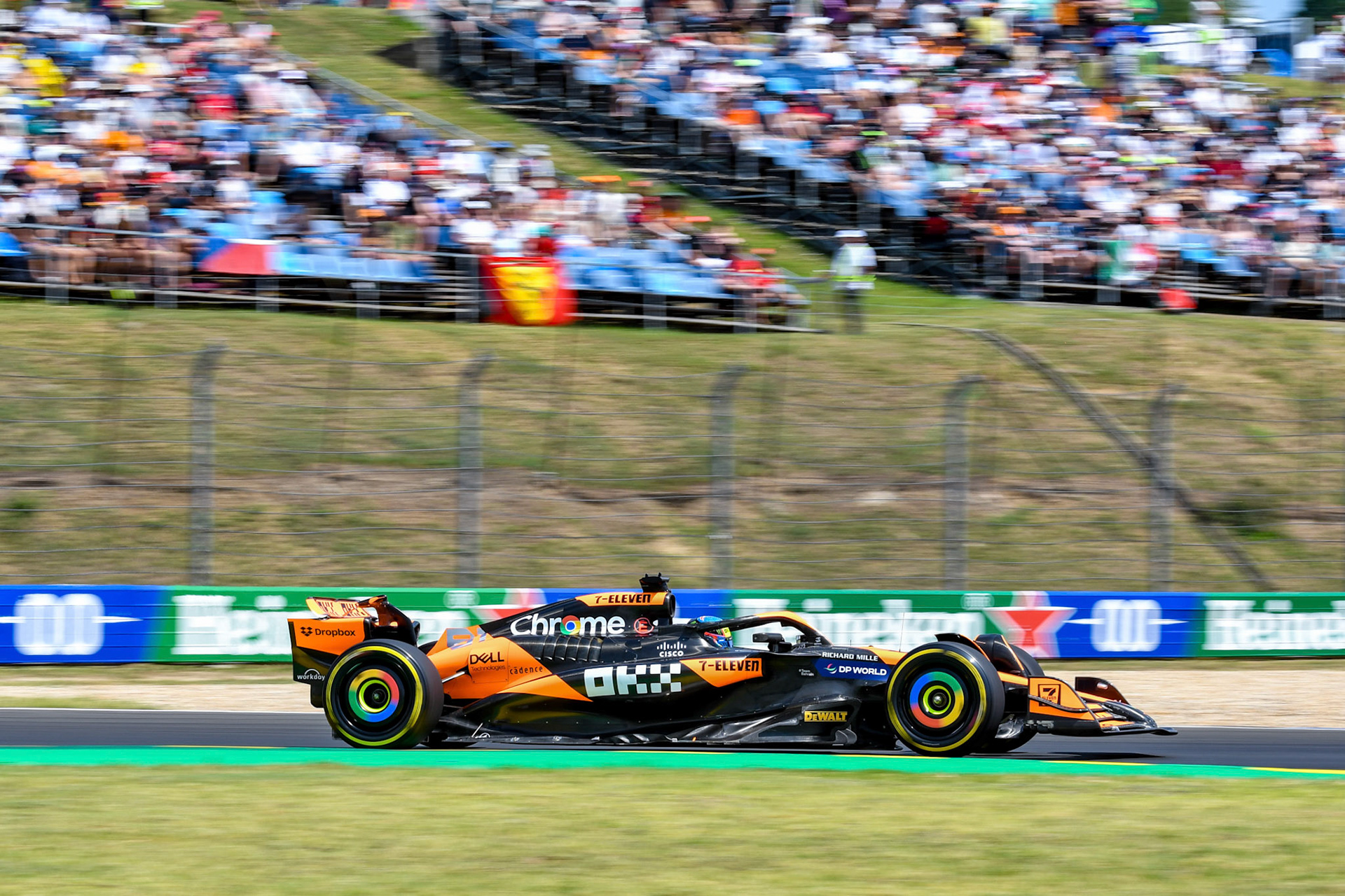 Oscar Piastri #81, McLaren Formula 1 Team;Formel 1 Budapest / Ungarn, 20.07.2024