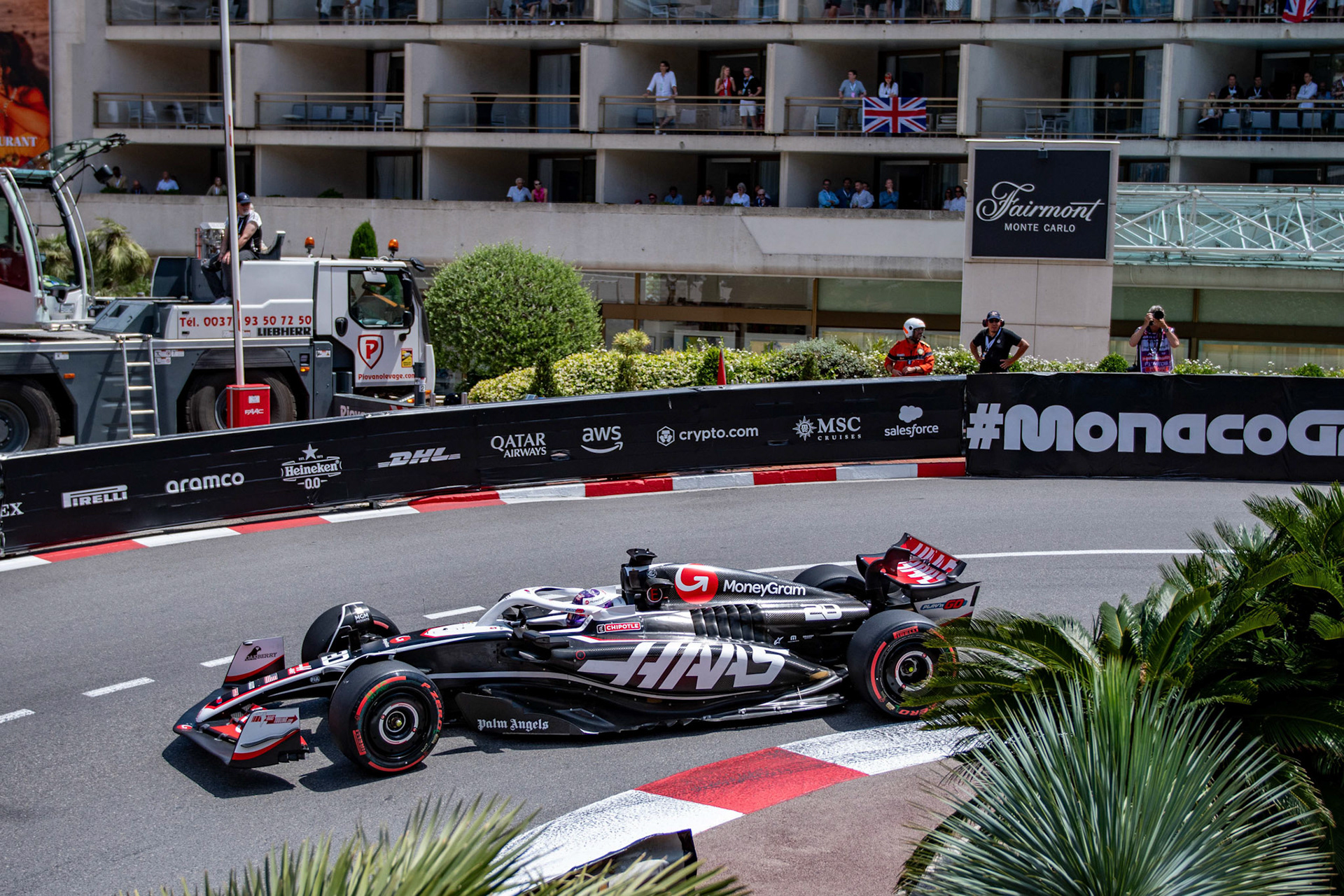 Kevin Magnussen #20, MoneyGram Haas F1 Team; Formel1 GP Monaco Samstag, 25.05.2024