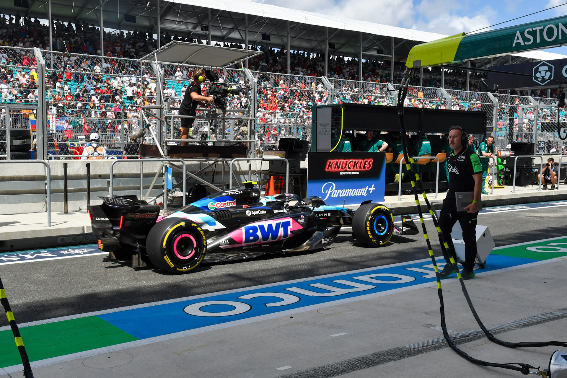 Pierre Gasly #10, BWT Alpine F1 Team; Formel 1 GP Miami / USA. 05.05.2024