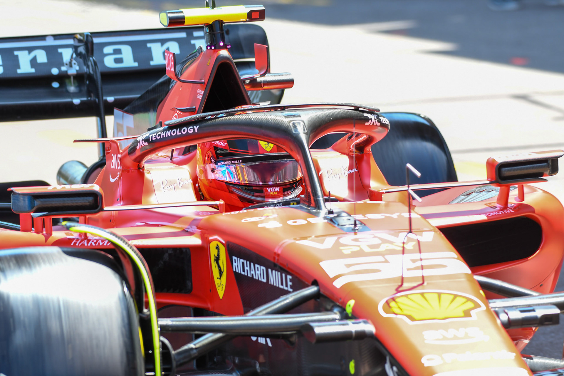 Carlos Sainz (ESP) Scuderia Ferrari; Formel 1 GP Monaco. Freitag 26.05.2023