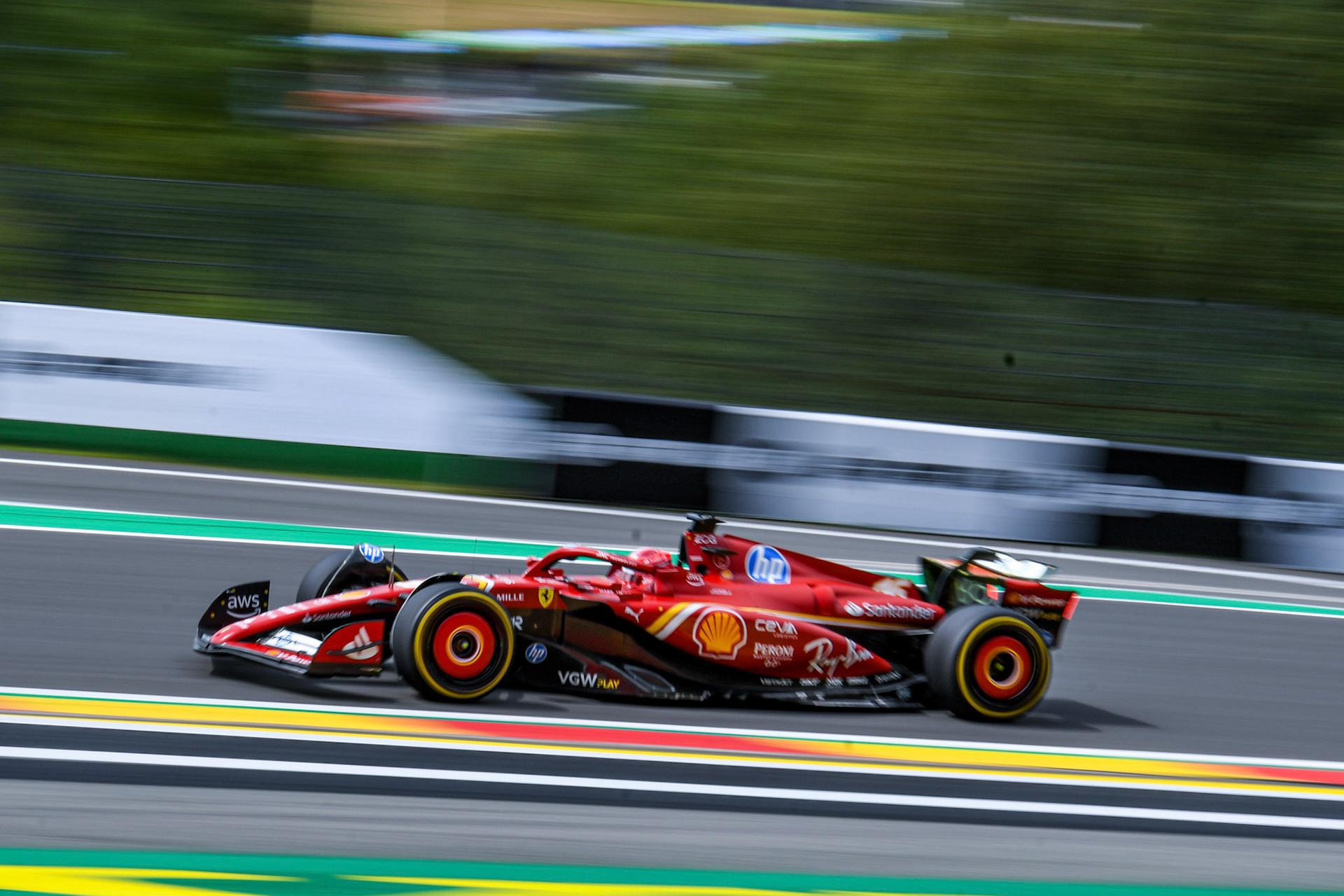 Charles Leclerc #16, Scuderia Ferrari;Formel 1 GP Spa / Belgien. Freitag, 26.07.2024