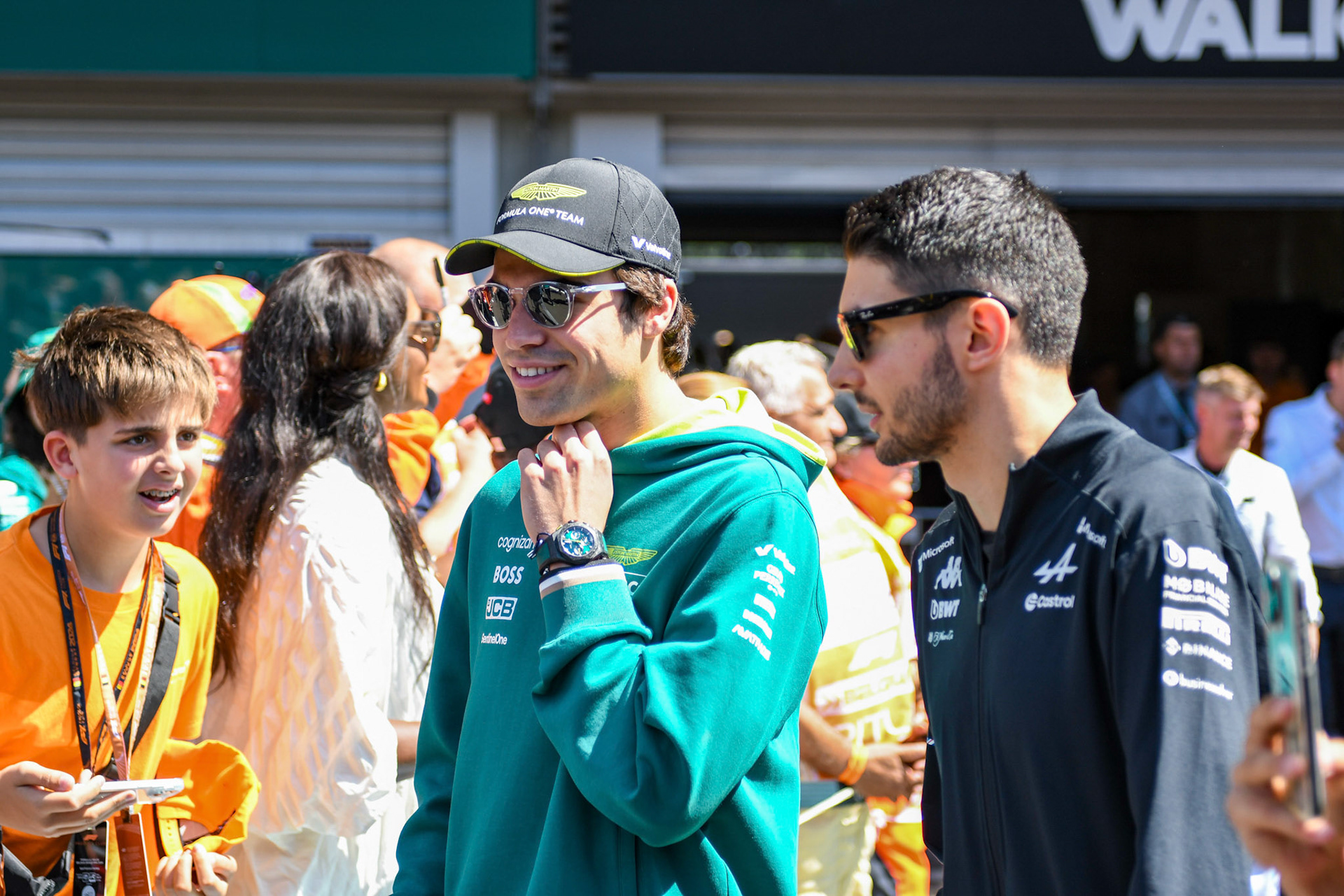 Lance Stroll #18, Aston Martin Aramco F1 Team und Esteban Ocon #31, BWT Alpine F1 Team;Formel 1 GP Spa / Belgien. Sonntag, 28.07.2024