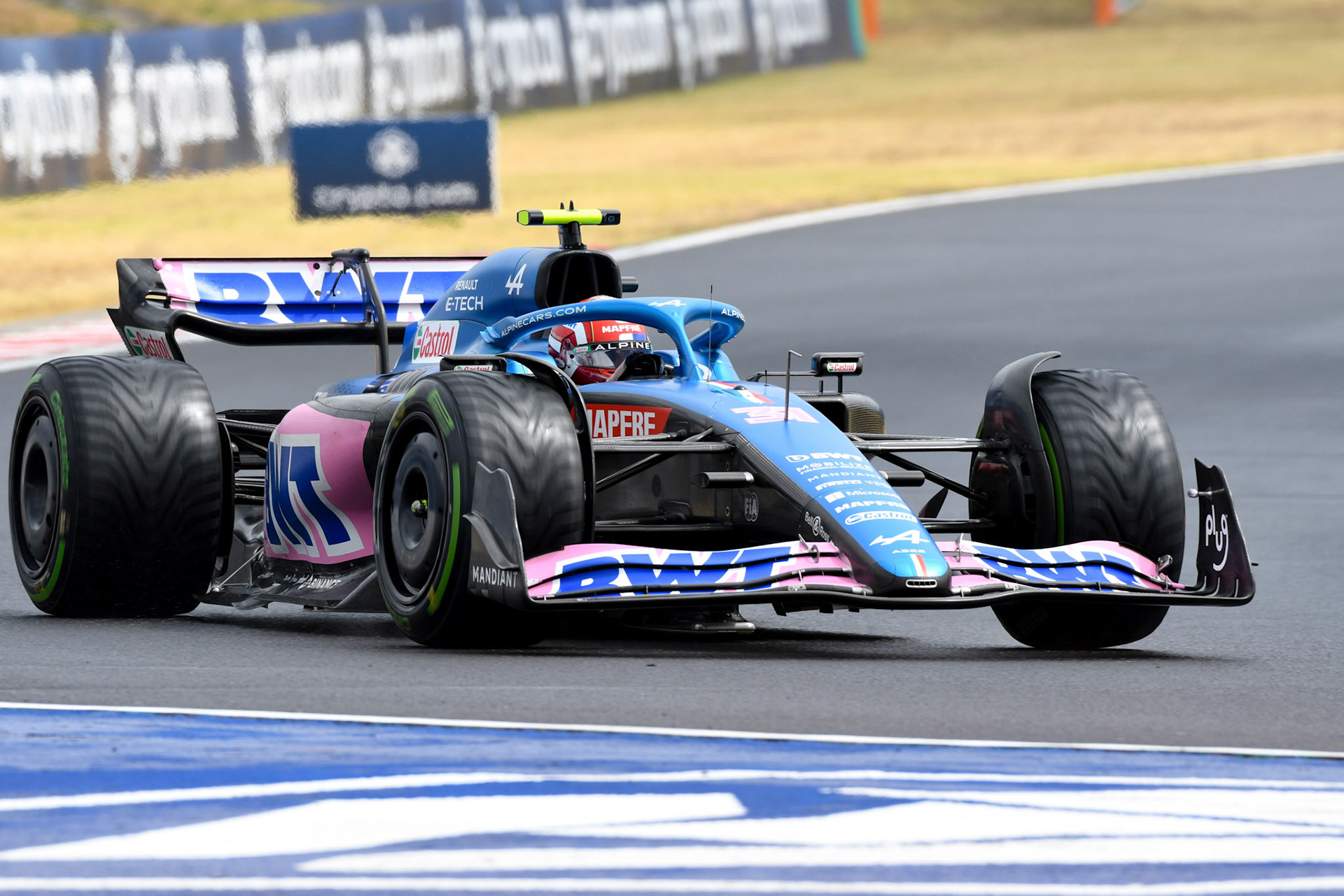 Esteban Ocon (FRA) Alpine F1 Team; Formel 1 Ungarn am 30.07.2022