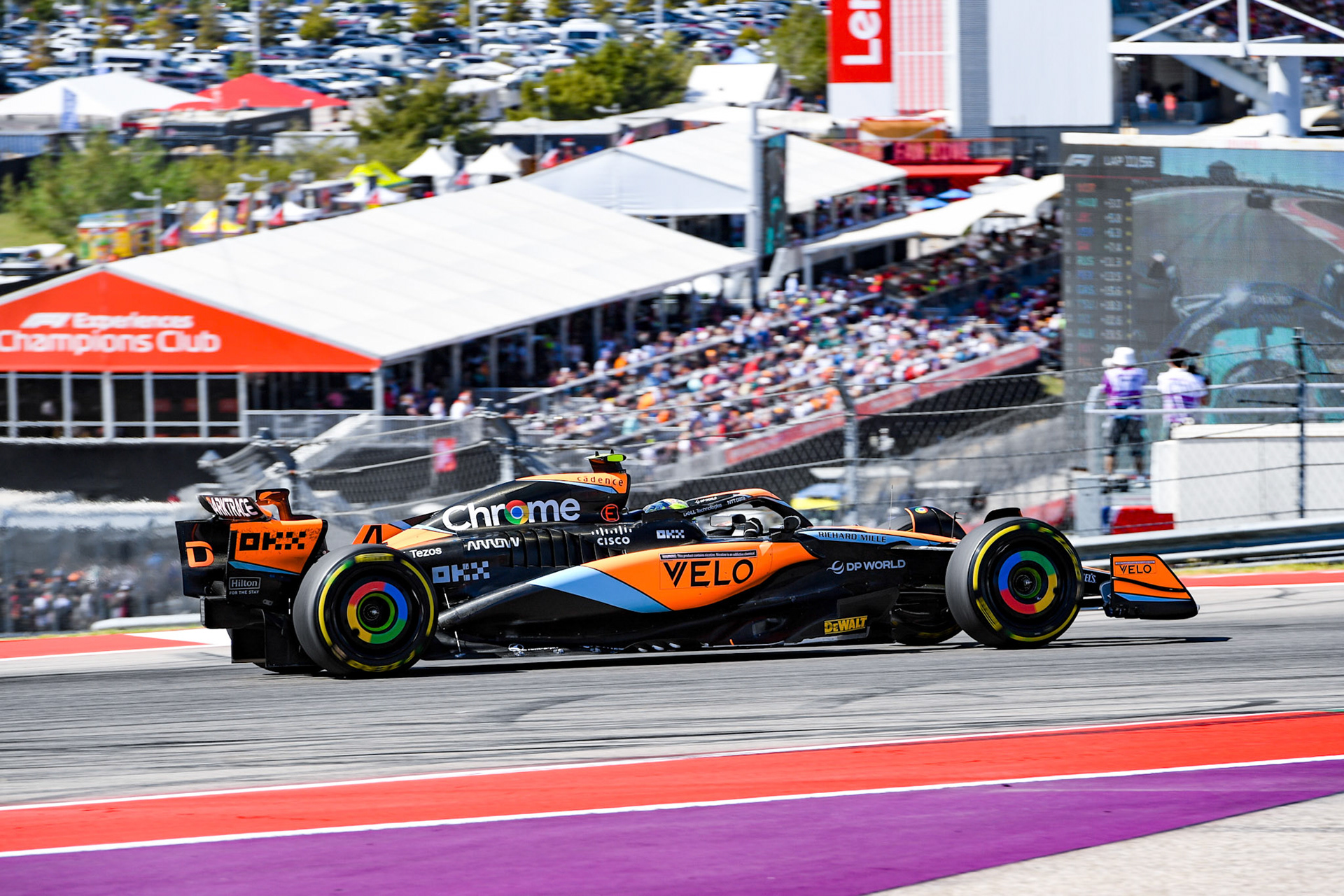 Lando Norris (GBR) McLaren F1 Team; Formel 1 GP USA Austin Texas. Sonntag 22.10.2023