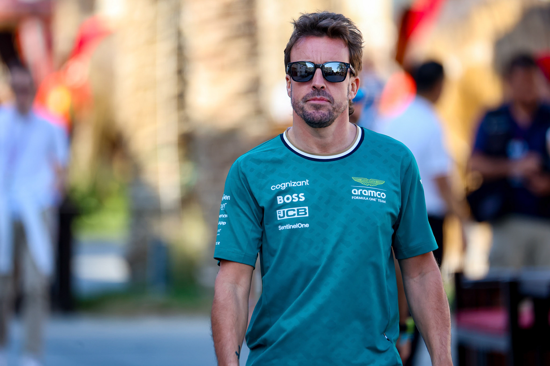 Fernando Alonso #14, Aston Martin Aramco F1 Team; Formel 1 GP Bahrain. Mittwoch 28.02.2024