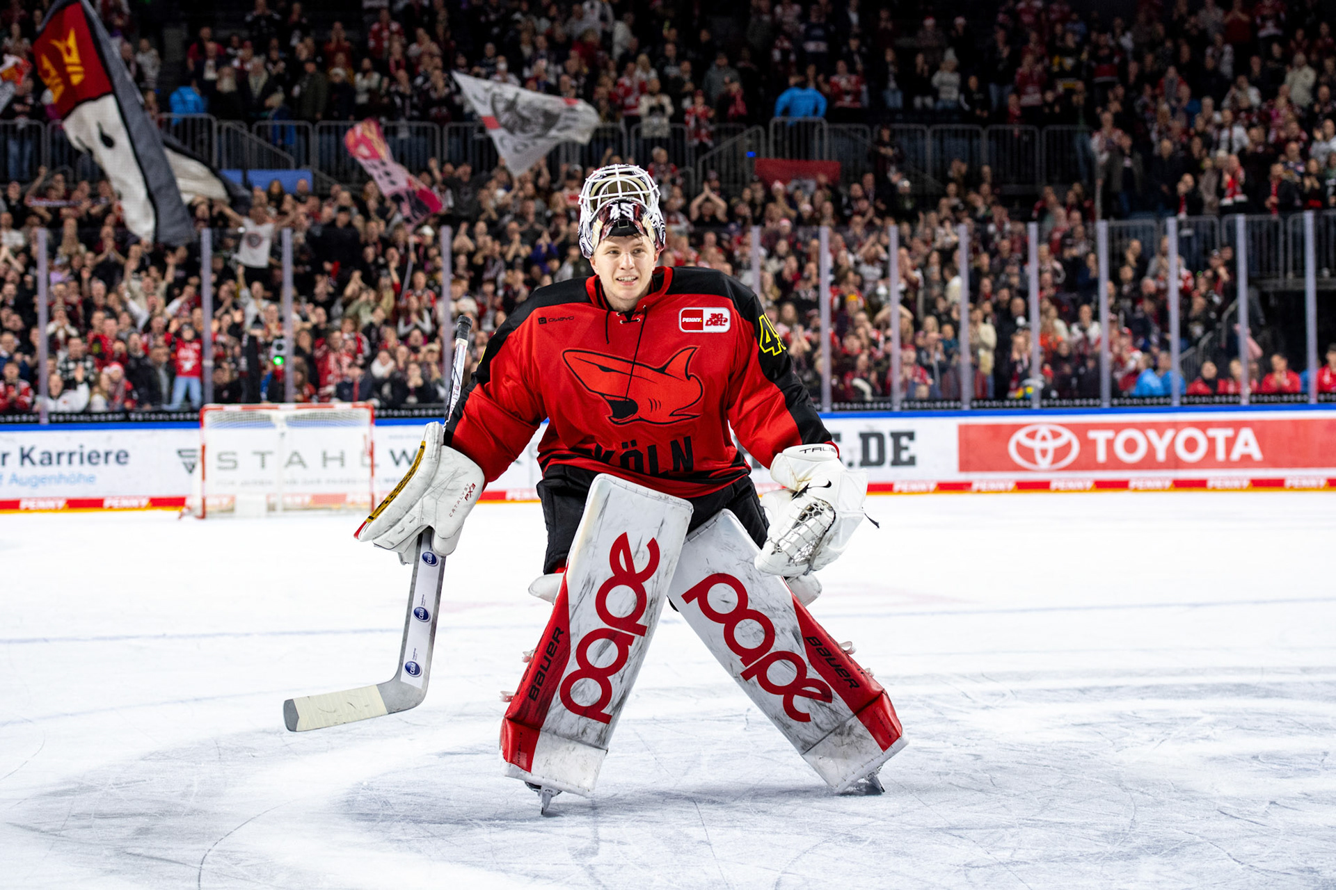 Tobias Ancicka; DEL Kölner Haie - Nürnberg Ice Tigers, 17.12.2023