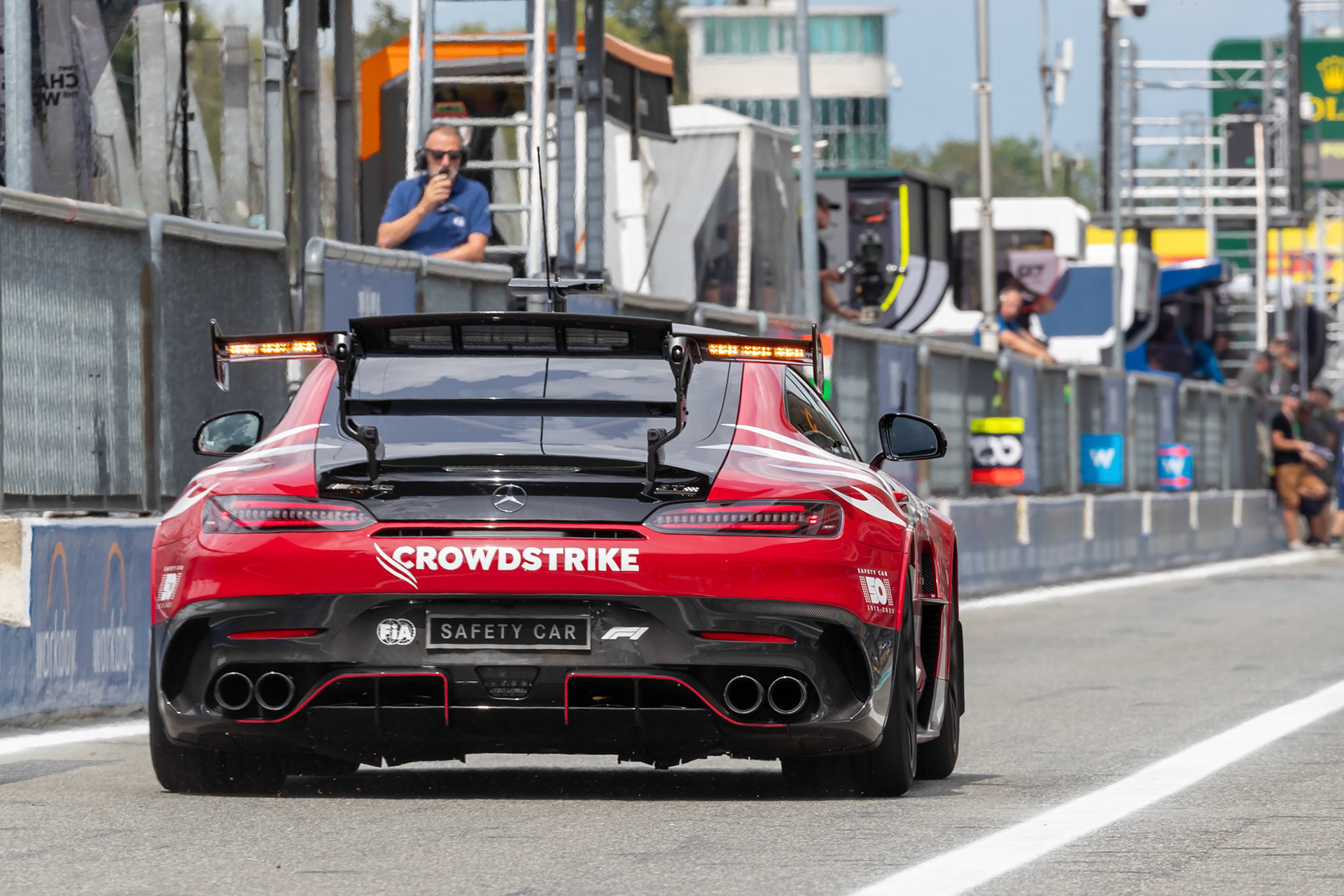Safetycar; Formel 1 GP Italien / Monza. Donnerstag, 31.08.2023