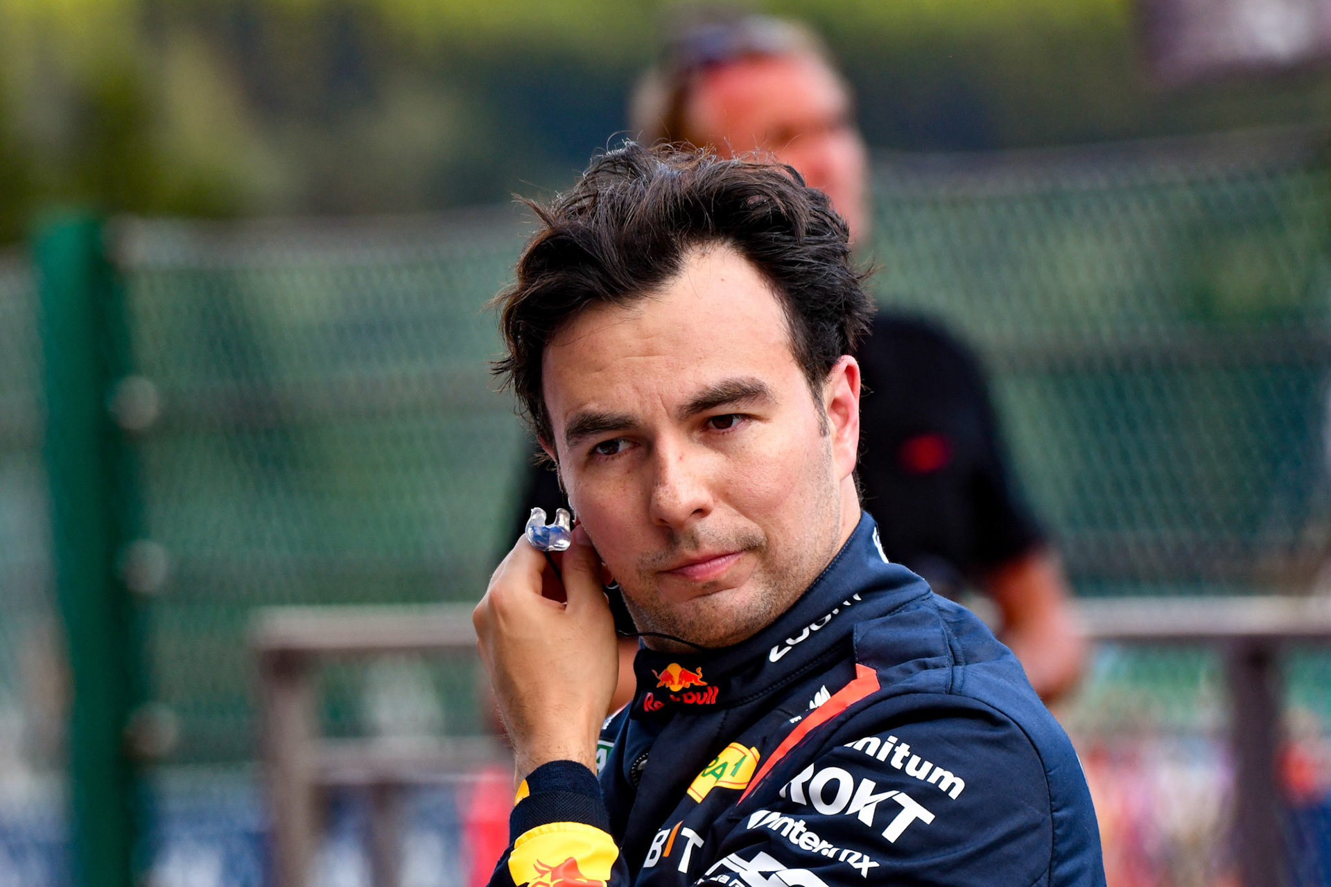 Sergio Perez (MEX) Red Bull Racing; Formel 1 GP Spa Francorchamps/ Belgien. Freitag, 28.07.2023