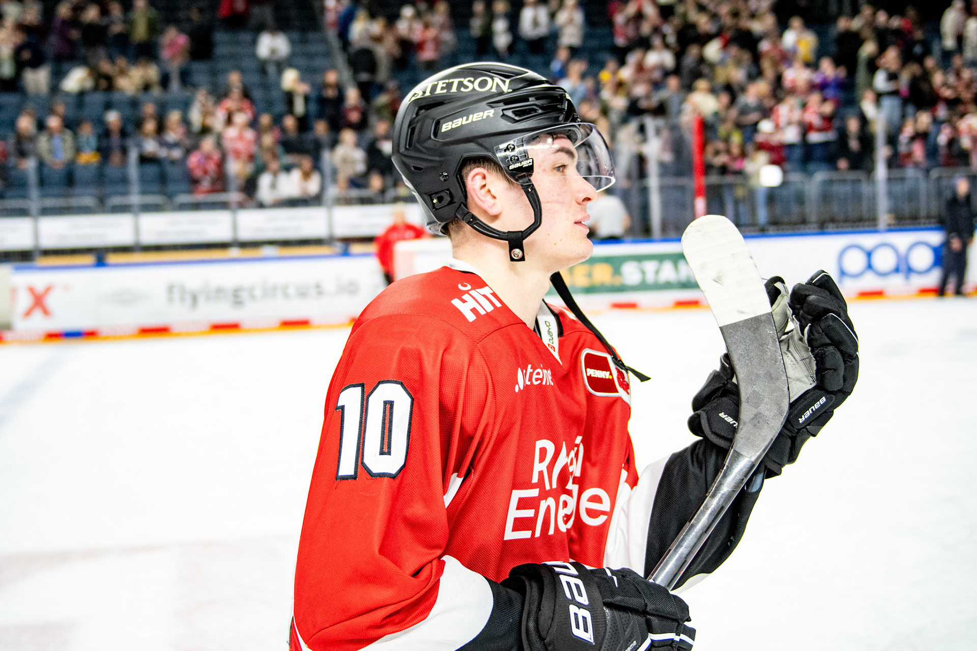 Justin Schuetz; DEL Kölner Haie - EHC Red Bull München, 27.10.2023