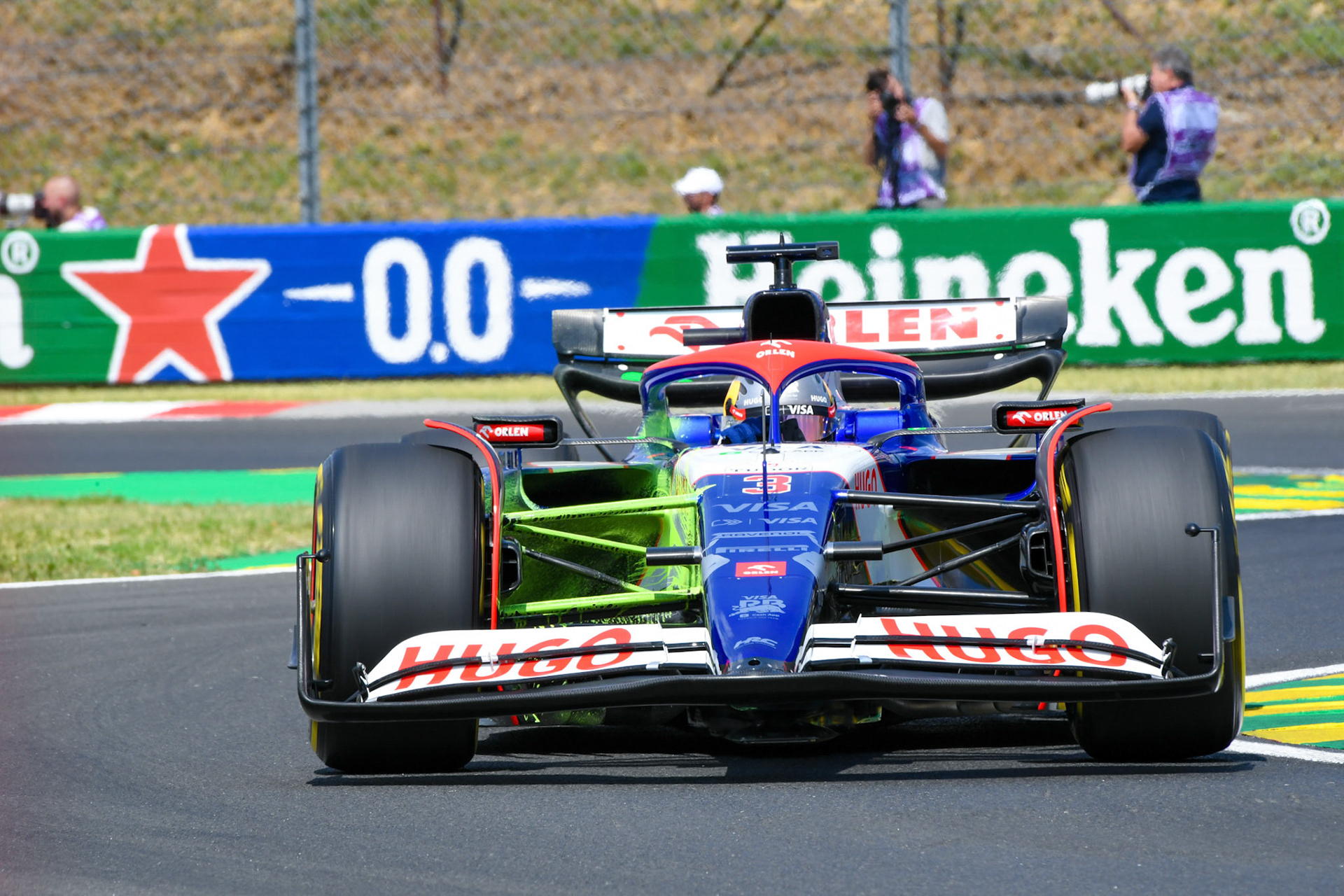 Daniel Ricciardo, #3, Visa Cash App RB Formula One Team;Formel 1 Budapest / Ungarn, 20.07.2024